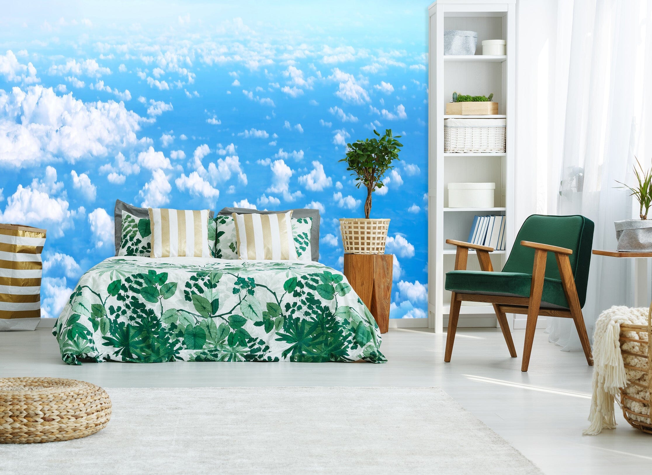 3D Blue Sky 1643 Wall Murals Wallpaper AJ Wallpaper 2 