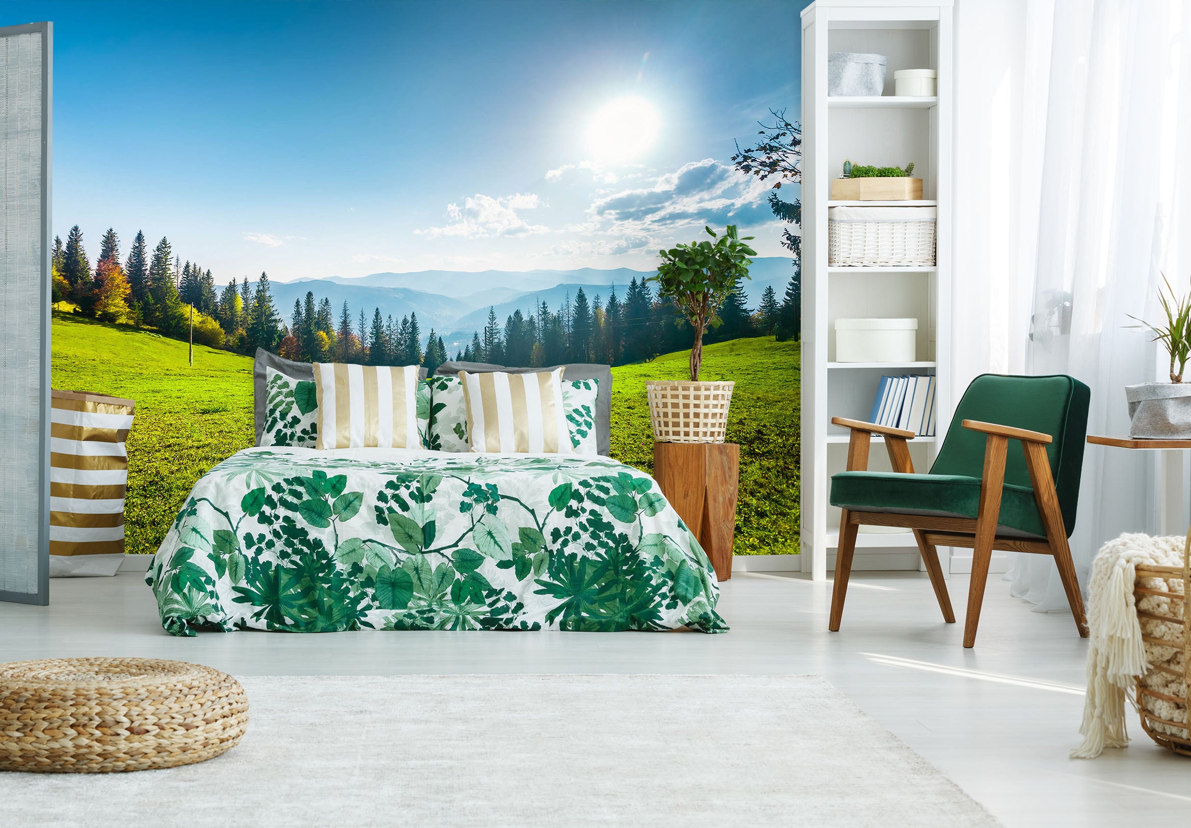 3D Lawn Tree 58040 Wall Murals