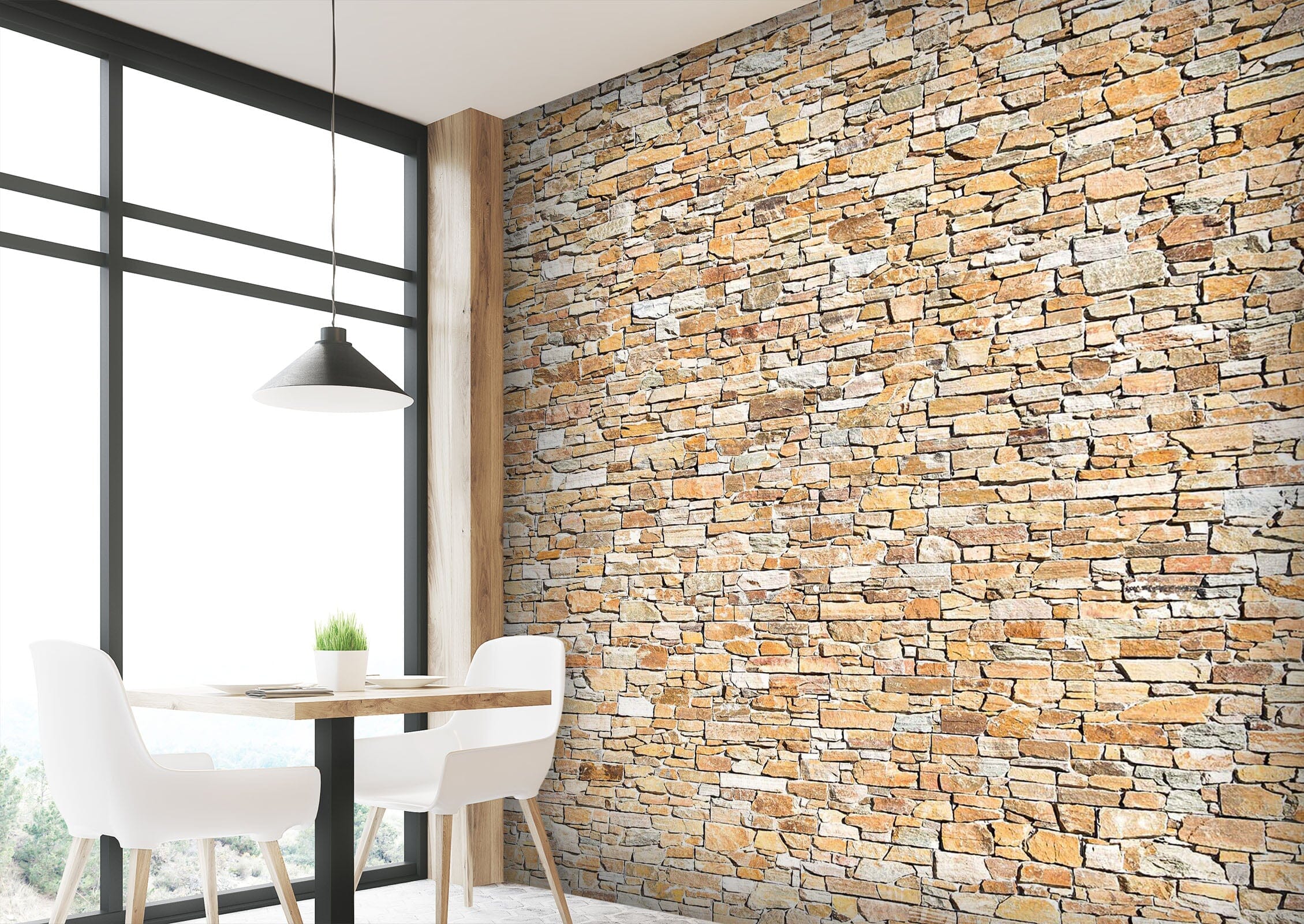 3D Bricks Stacked 1416 Wall Murals Wallpaper AJ Wallpaper 2 