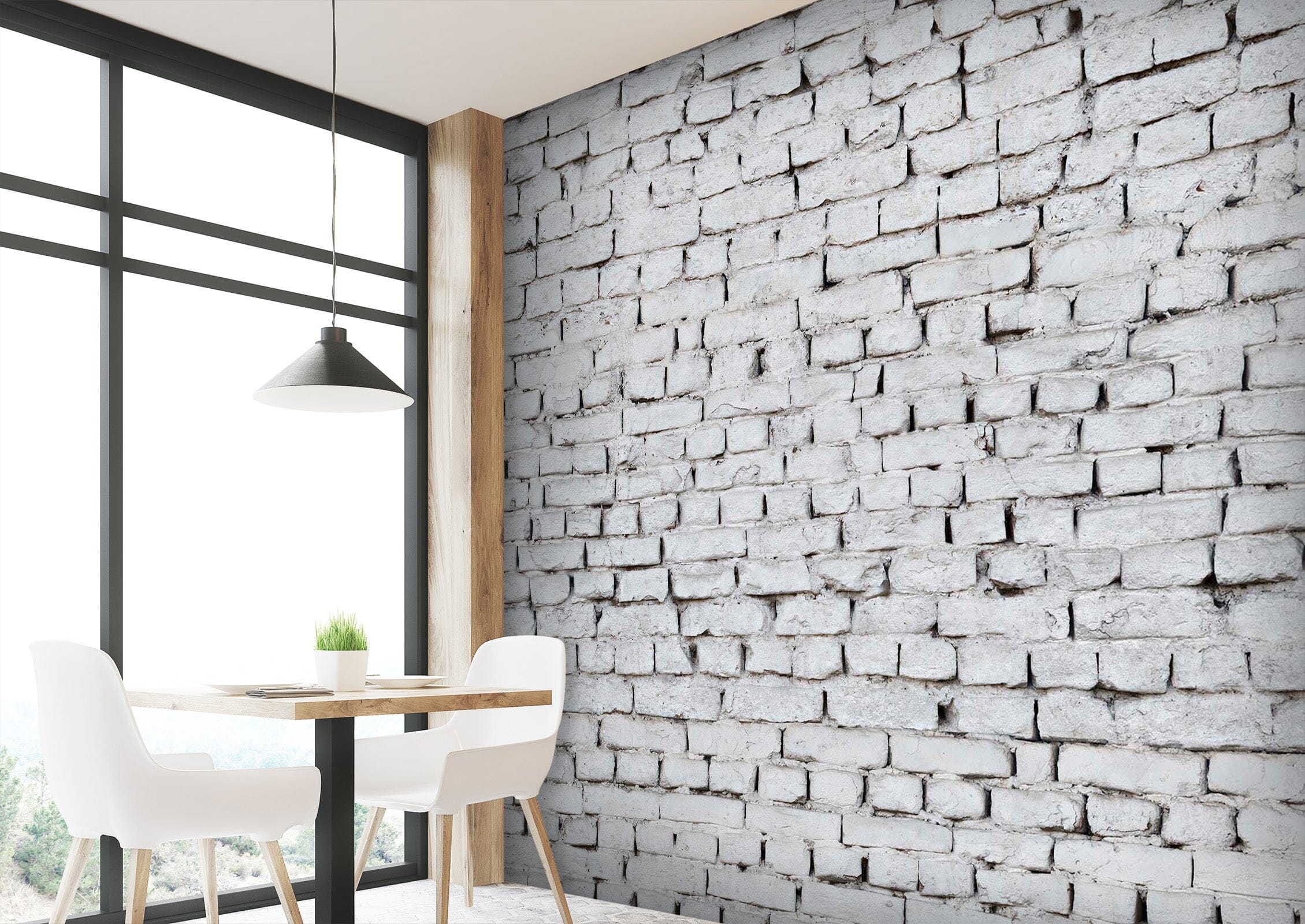 3D White Bricks 1422 Wall Murals Wallpaper AJ Wallpaper 2 