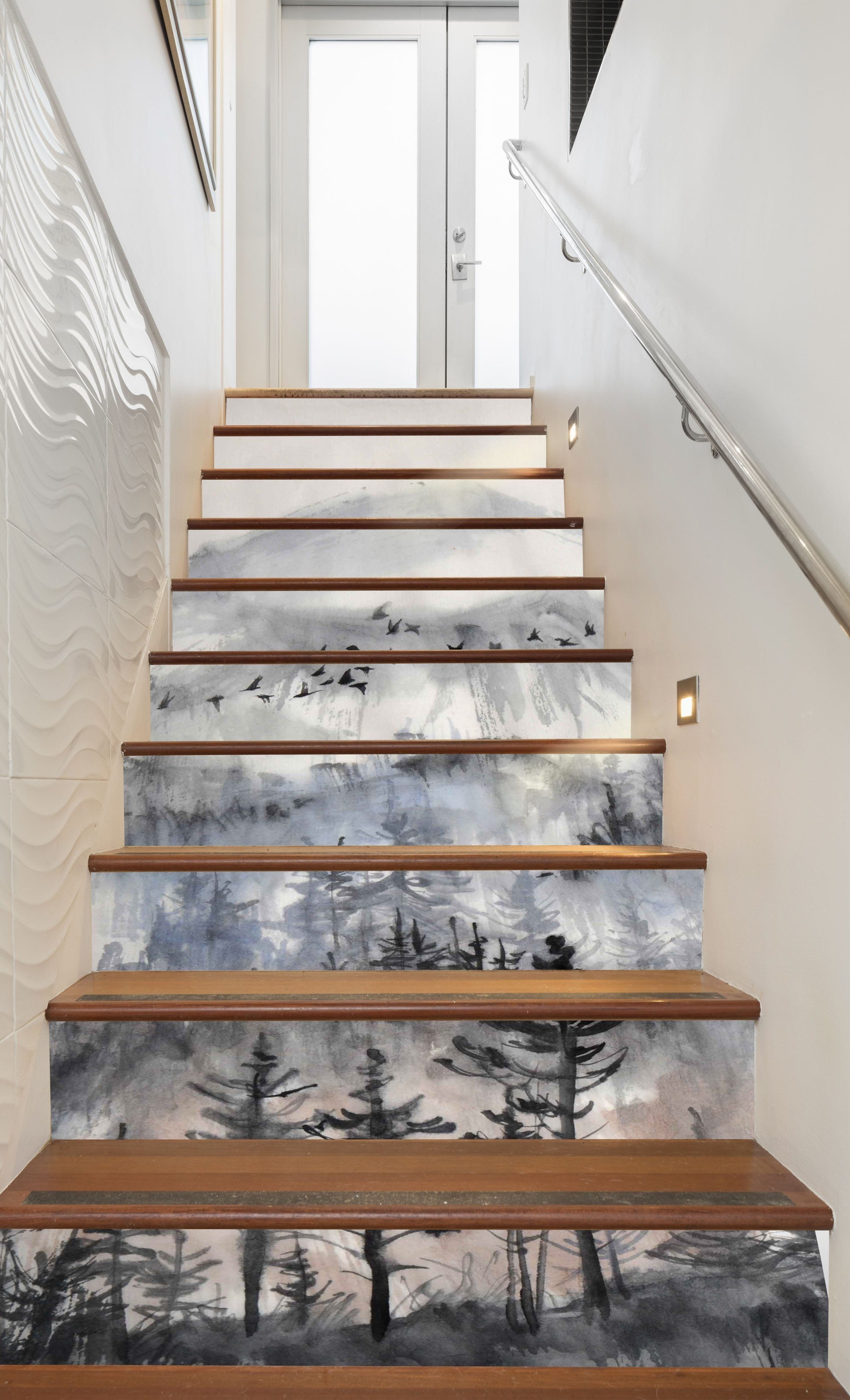 3D Art Painting 983 Stair Risers Wallpaper AJ Wallpaper 