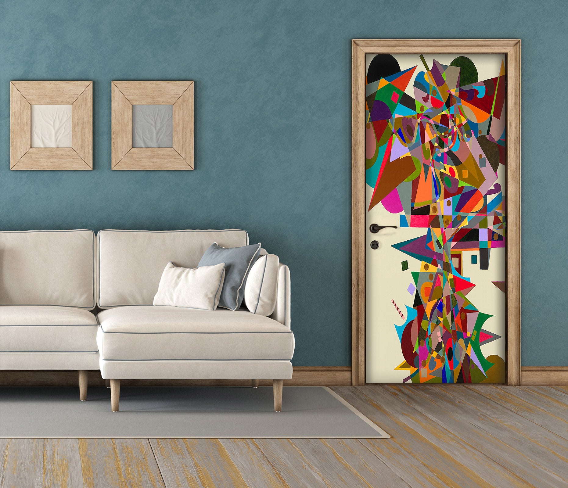 3D Colorful Pattern 9302 Allan P. Friedlander Door Mural