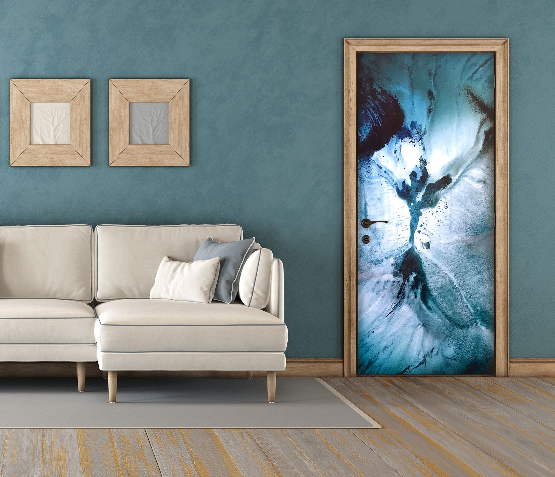 3D Color Style 3163 Skromova Marina Door Mural