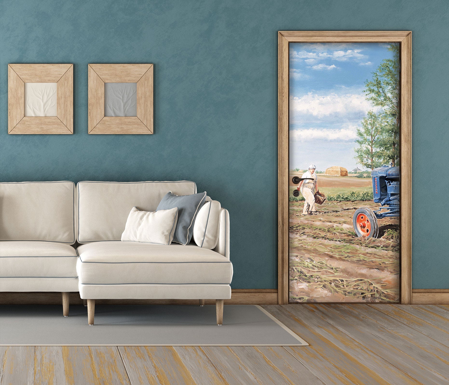 3D Arable Land 10388 Trevor Mitchell Door Mural