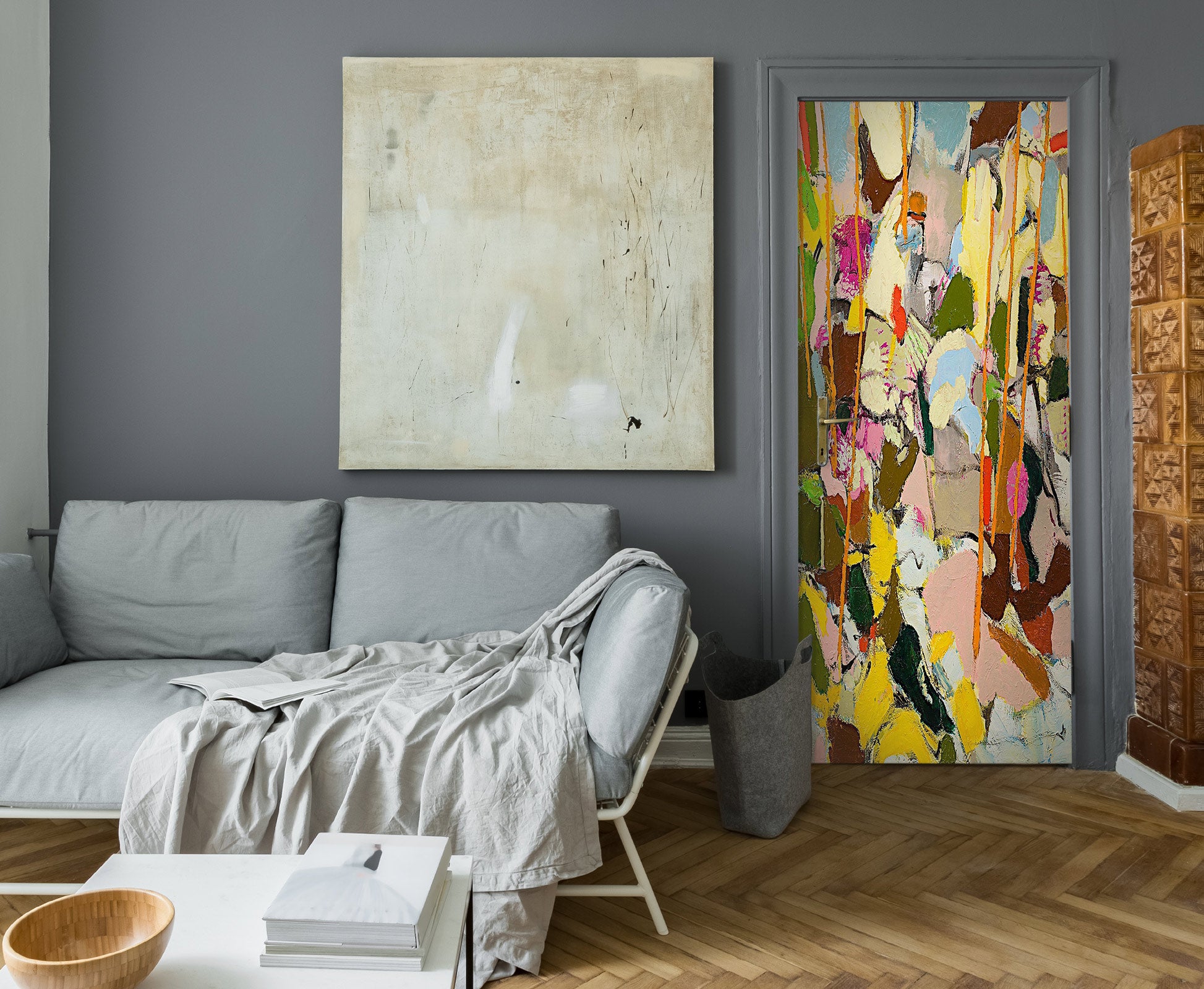3D Paint Brush Texture 9350 Allan P. Friedlander Door Mural