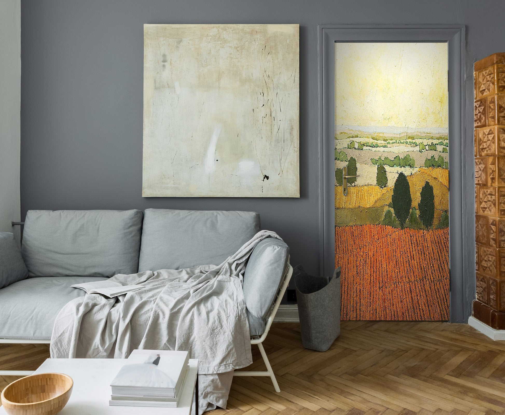 3D Grass Field 9315 Allan P. Friedlander Door Mural