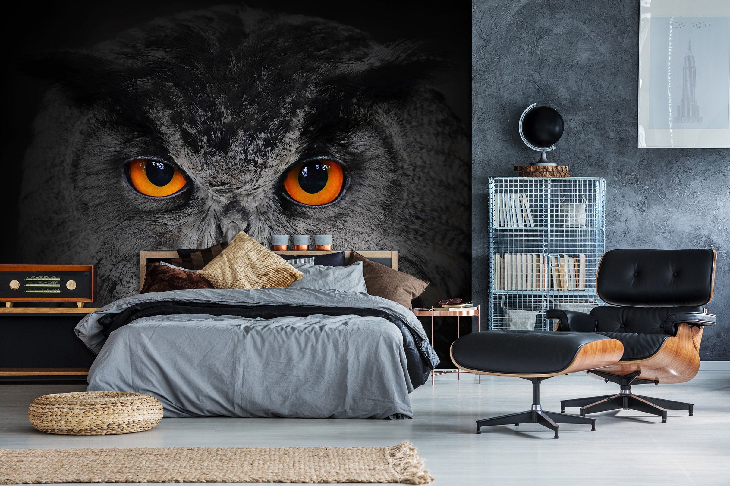 3D Owl 1717 Wall Murals Wallpaper AJ Wallpaper 2 