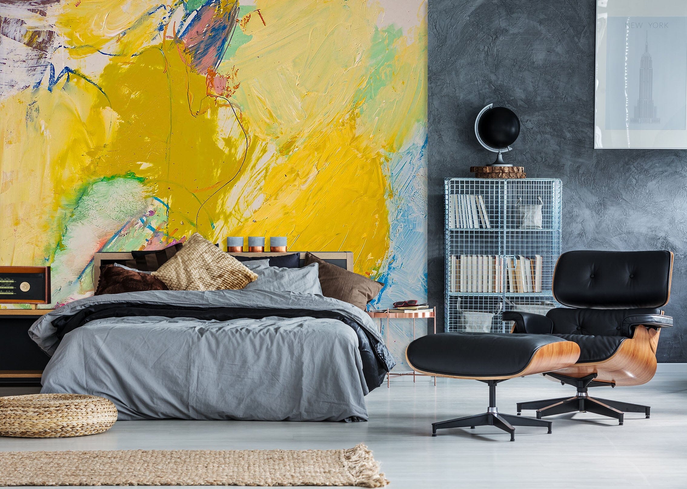 3D Yellow Graffiti 178 Allan P. Friedlander Wall Mural Wall Murals Wallpaper AJ Wallpaper 2 