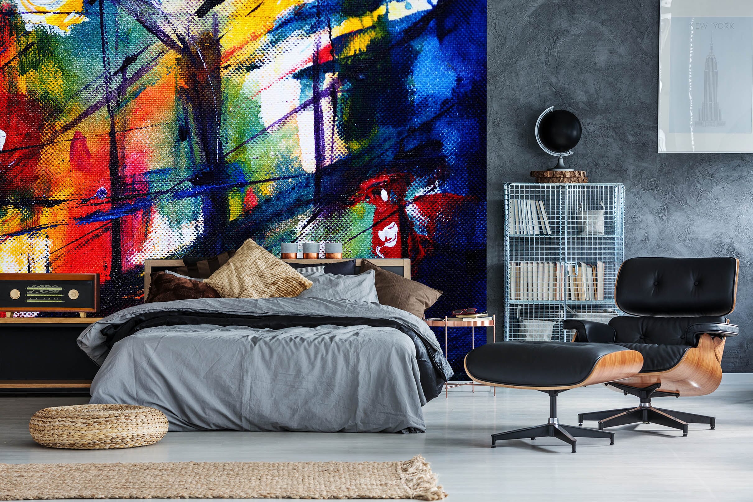 3D Color Graffiti 2057 Wall Murals Wallpaper AJ Wallpaper 2 