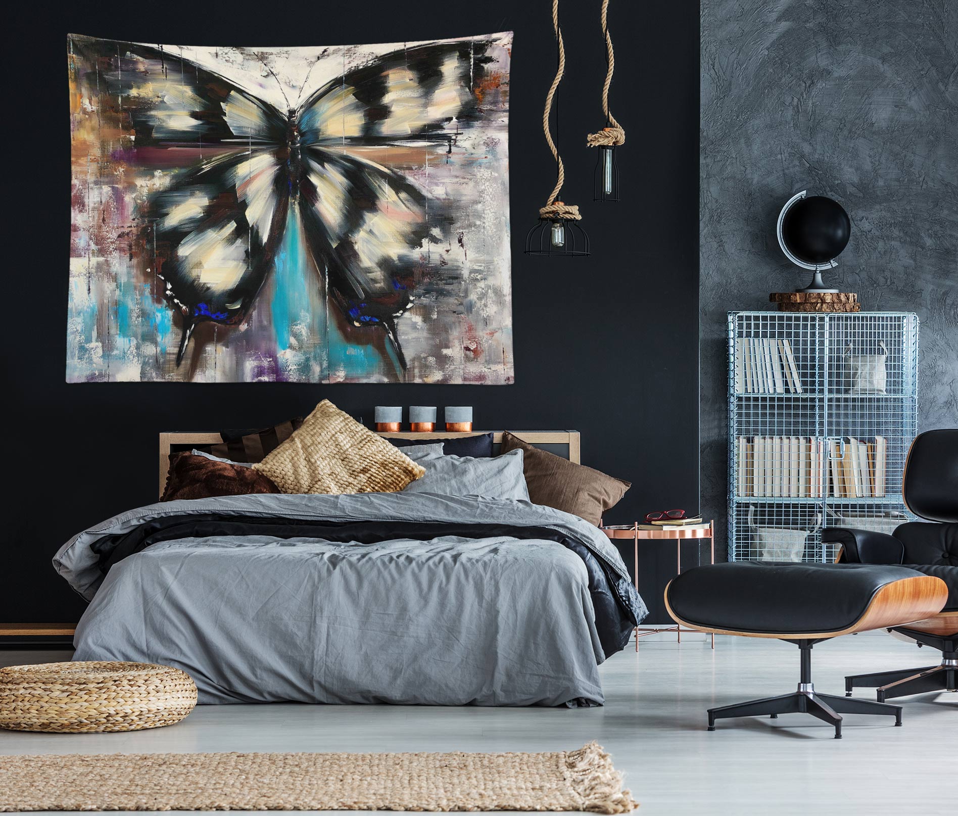 3D Butterfly 3304 Skromova Marina Tapestry Hanging Cloth Hang