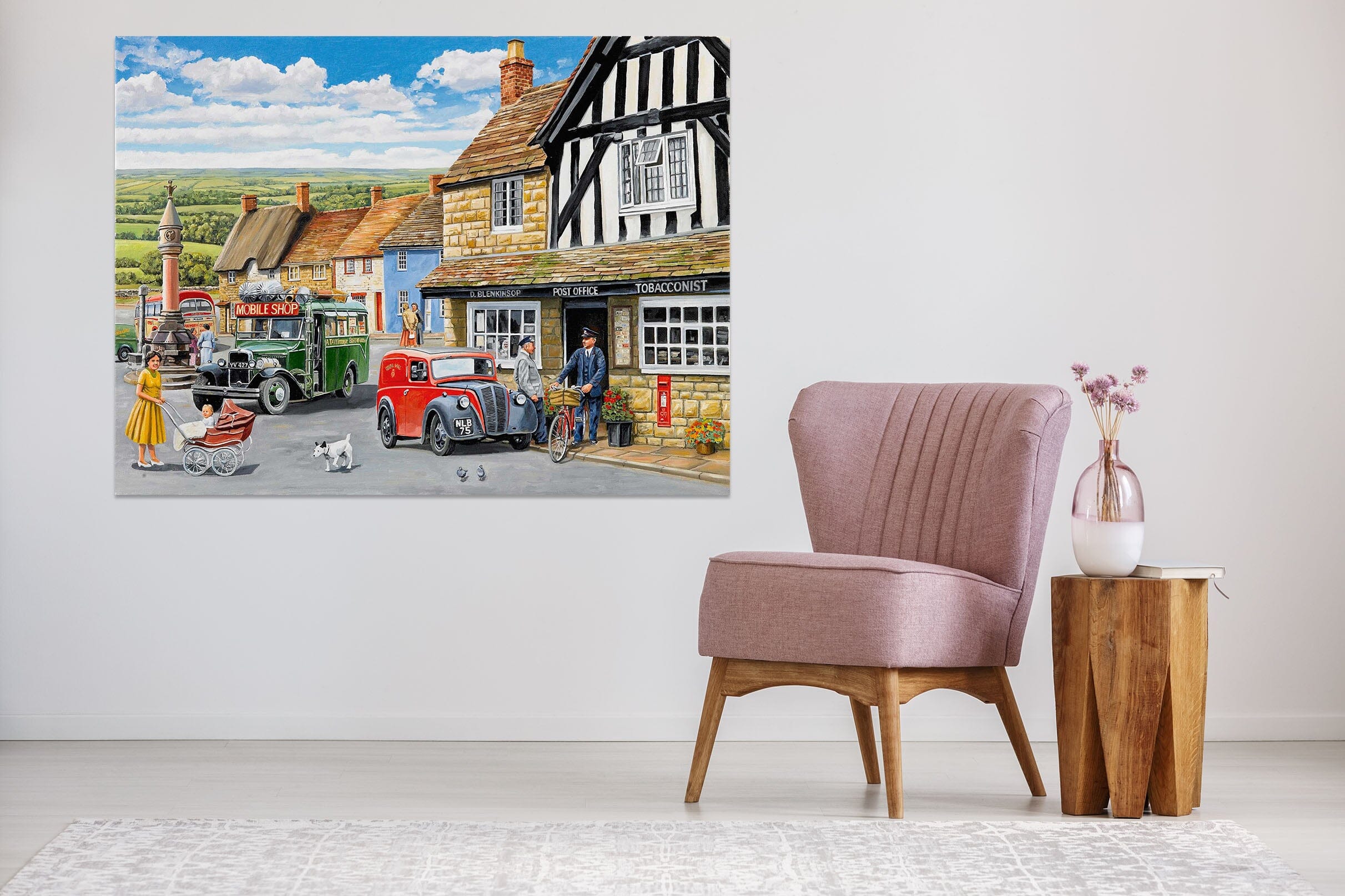 3D The Post Office 075 Trevor Mitchell Wall Sticker Wallpaper AJ Wallpaper 2 