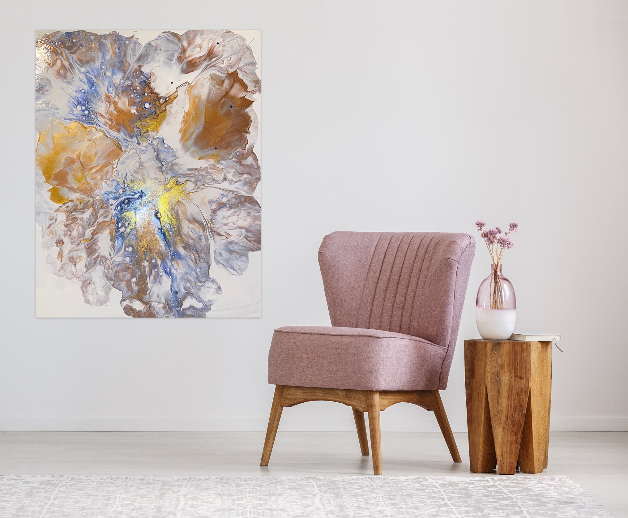 3D Abstract Flower 63563 Valerie Latrice Wall Sticker