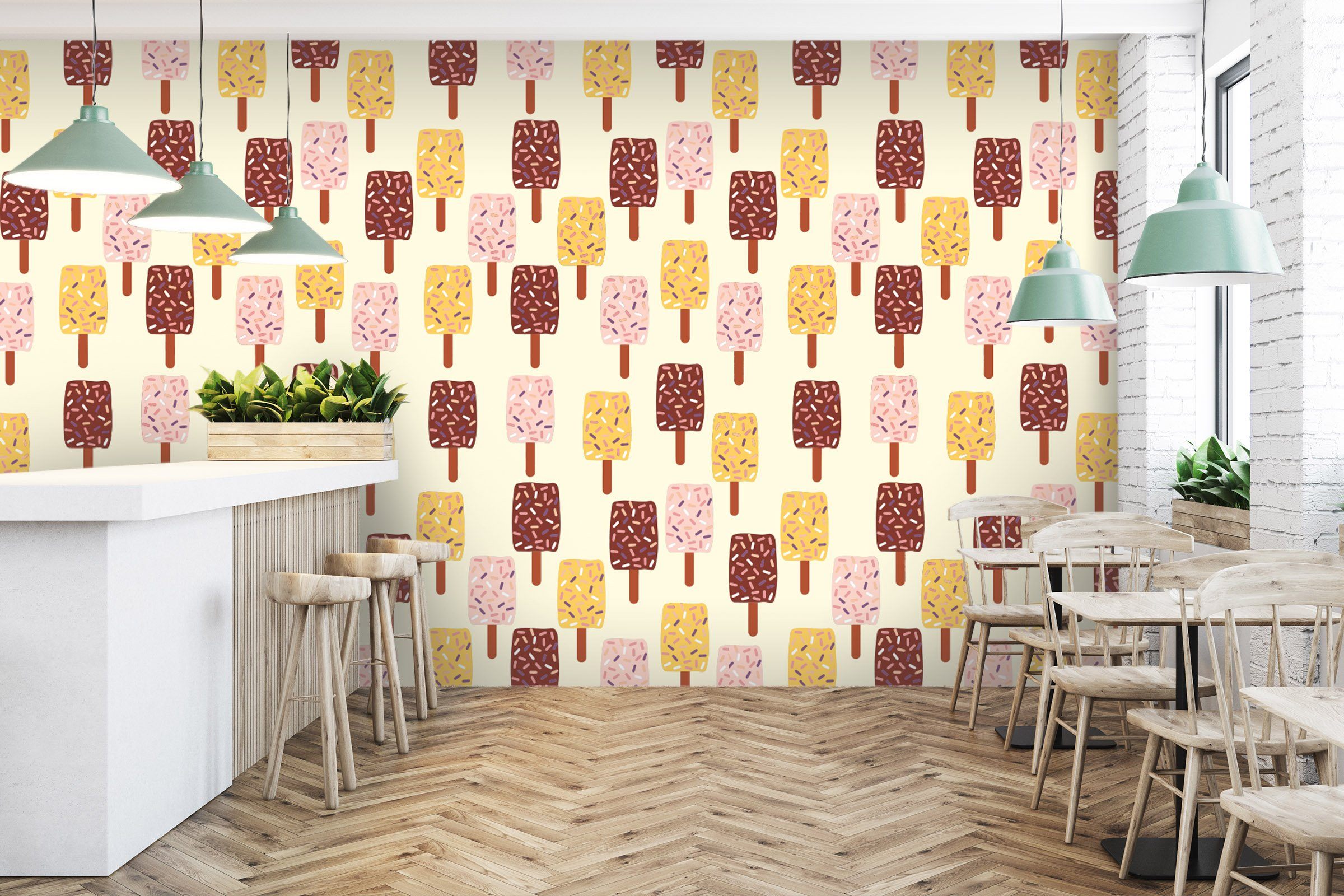 3D Square Ice Cream 154 Wallpaper AJ Wallpaper 2 