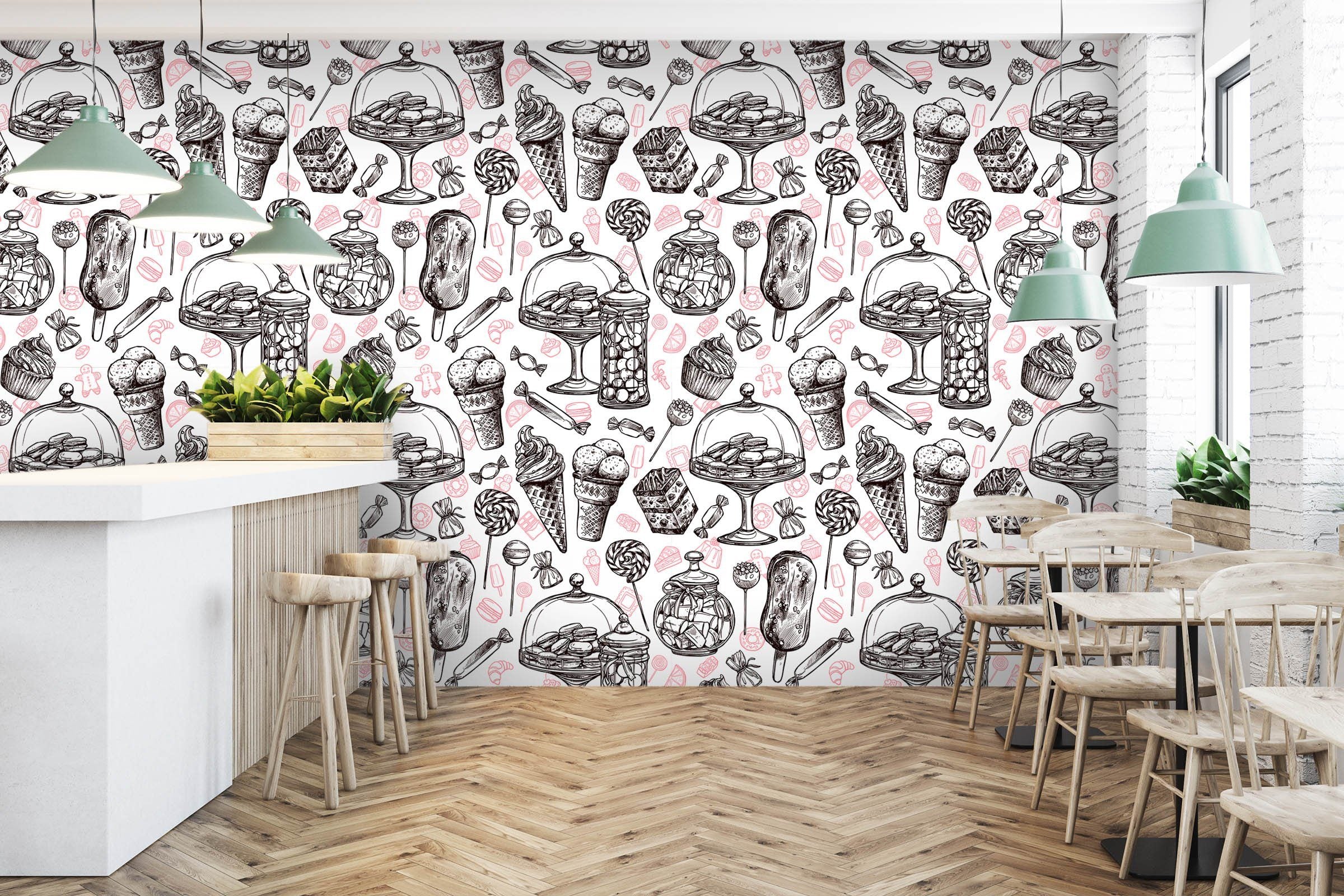 3D Sketch Candy Ice Cream 224 Wallpaper AJ Wallpaper 2 