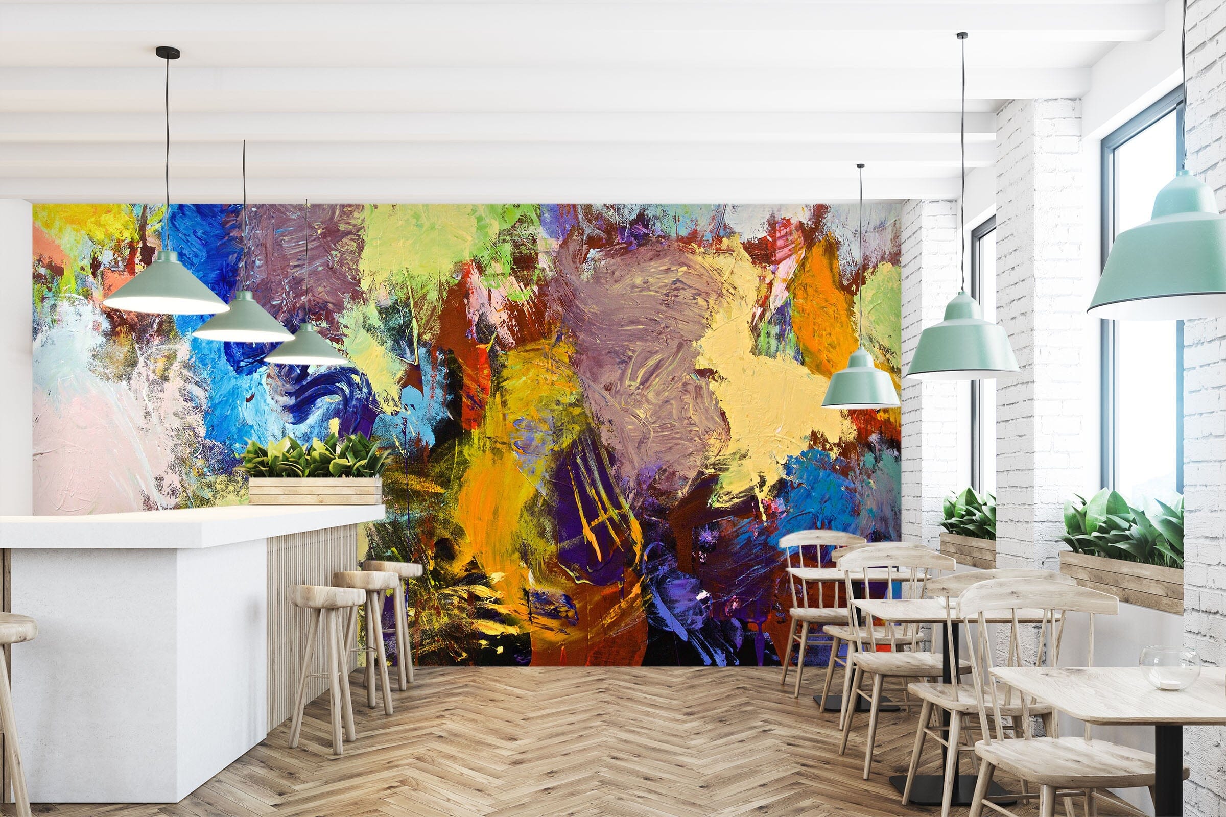 3D Color Graffiti 201 Allan P. Friedlander Wall Mural Wall Murals Wallpaper AJ Wallpaper 2 