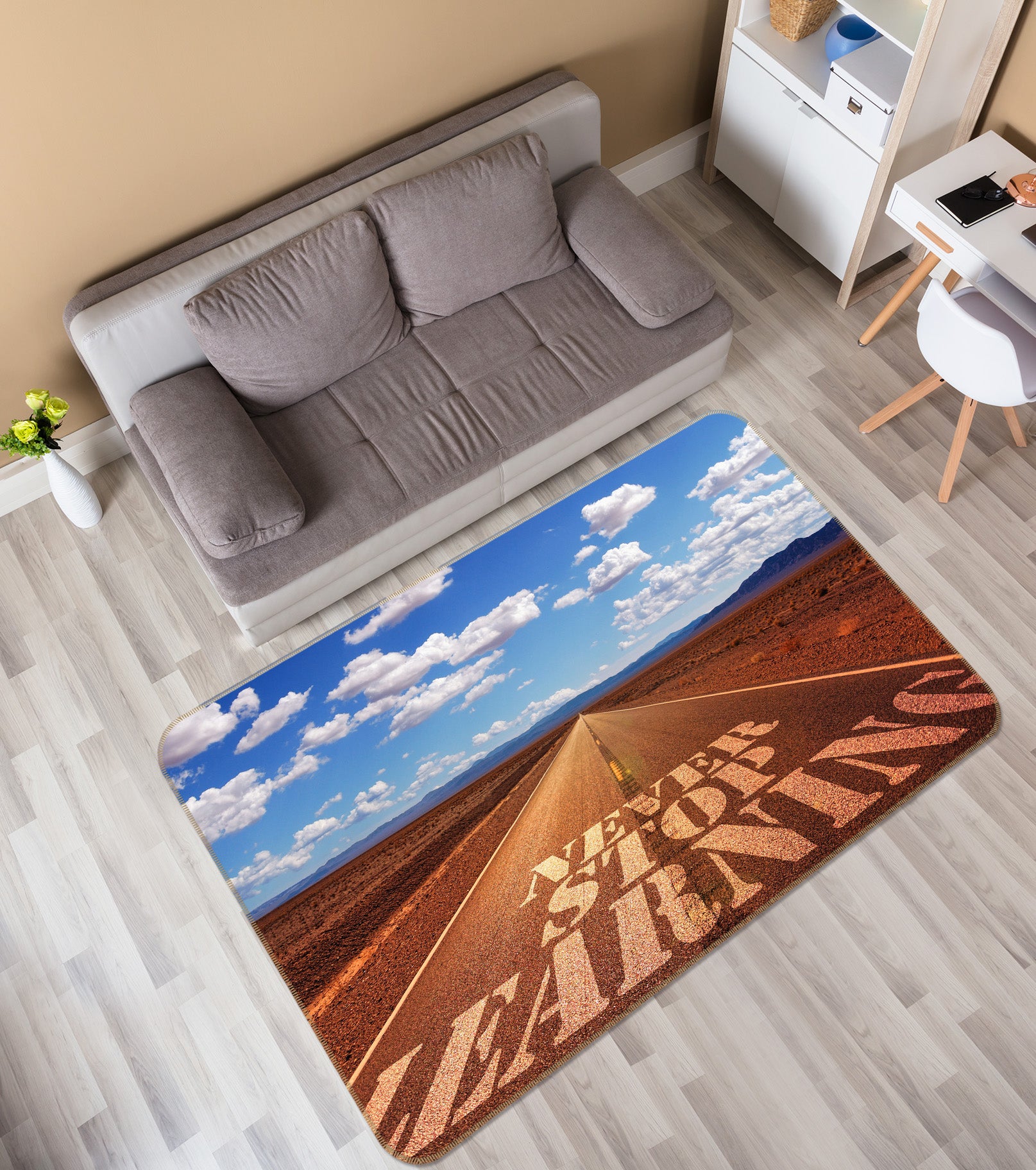 3D Highway 36172 Non Slip Rug Mat