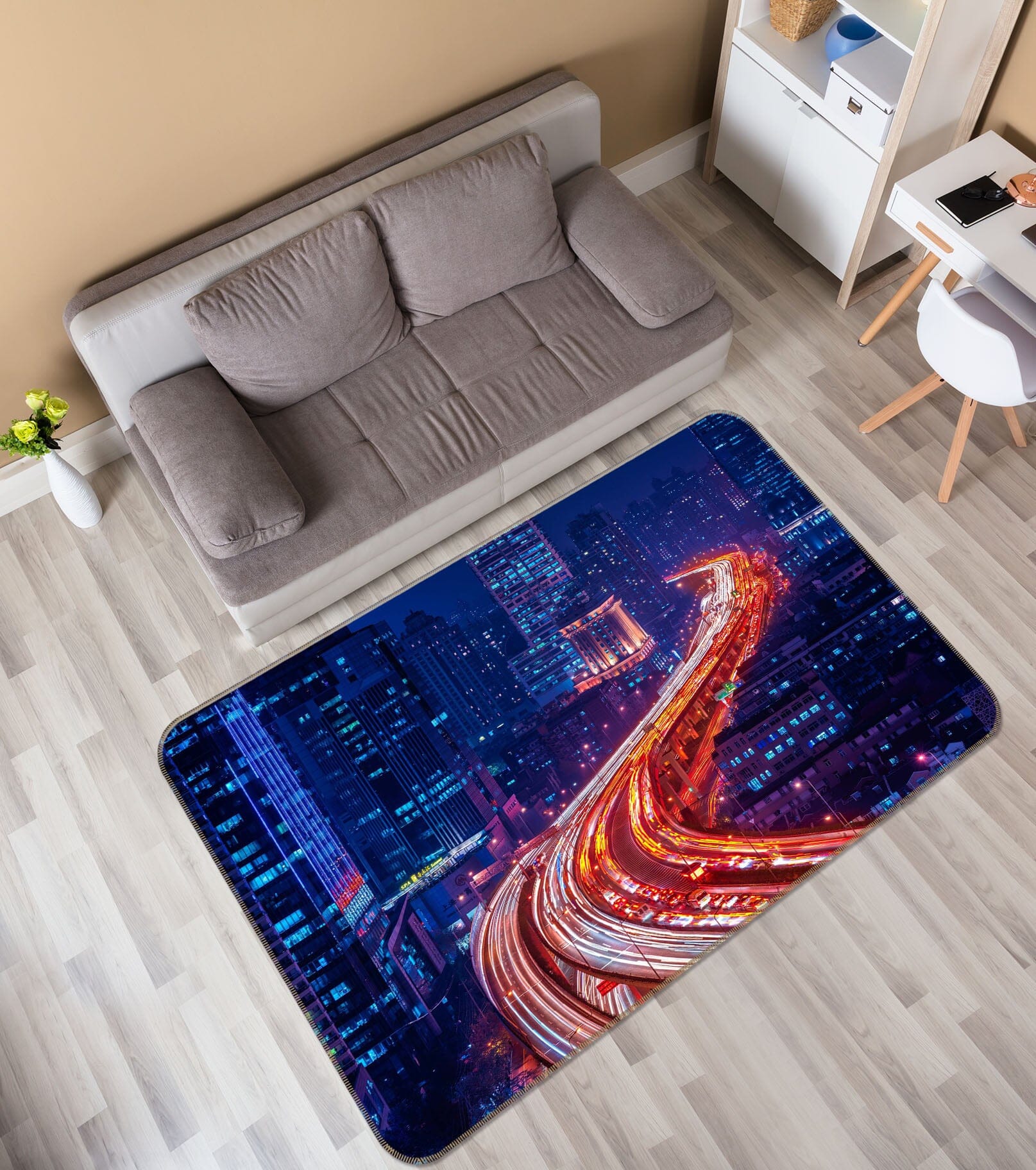 3D Winding Road 1179 Marco Carmassi Rug Non Slip Rug Mat Mat AJ Creativity Home 