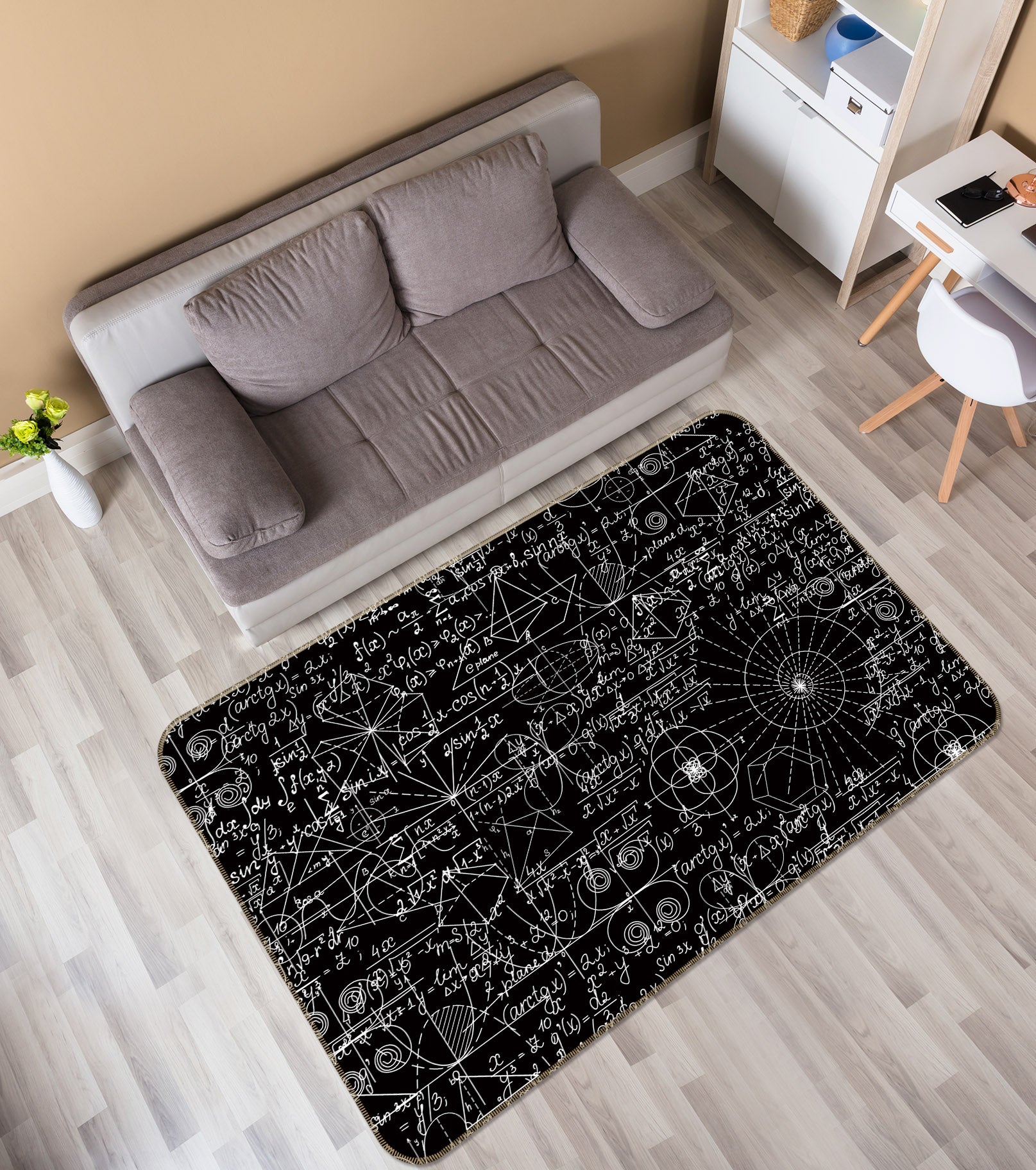 3D Line 35083 Non Slip Rug Mat