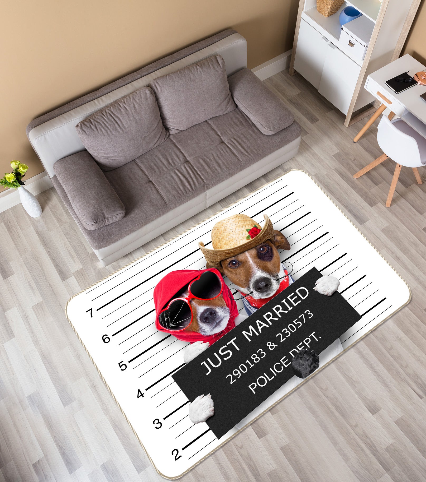 3D Dog 68156 Animal Non Slip Rug Mat