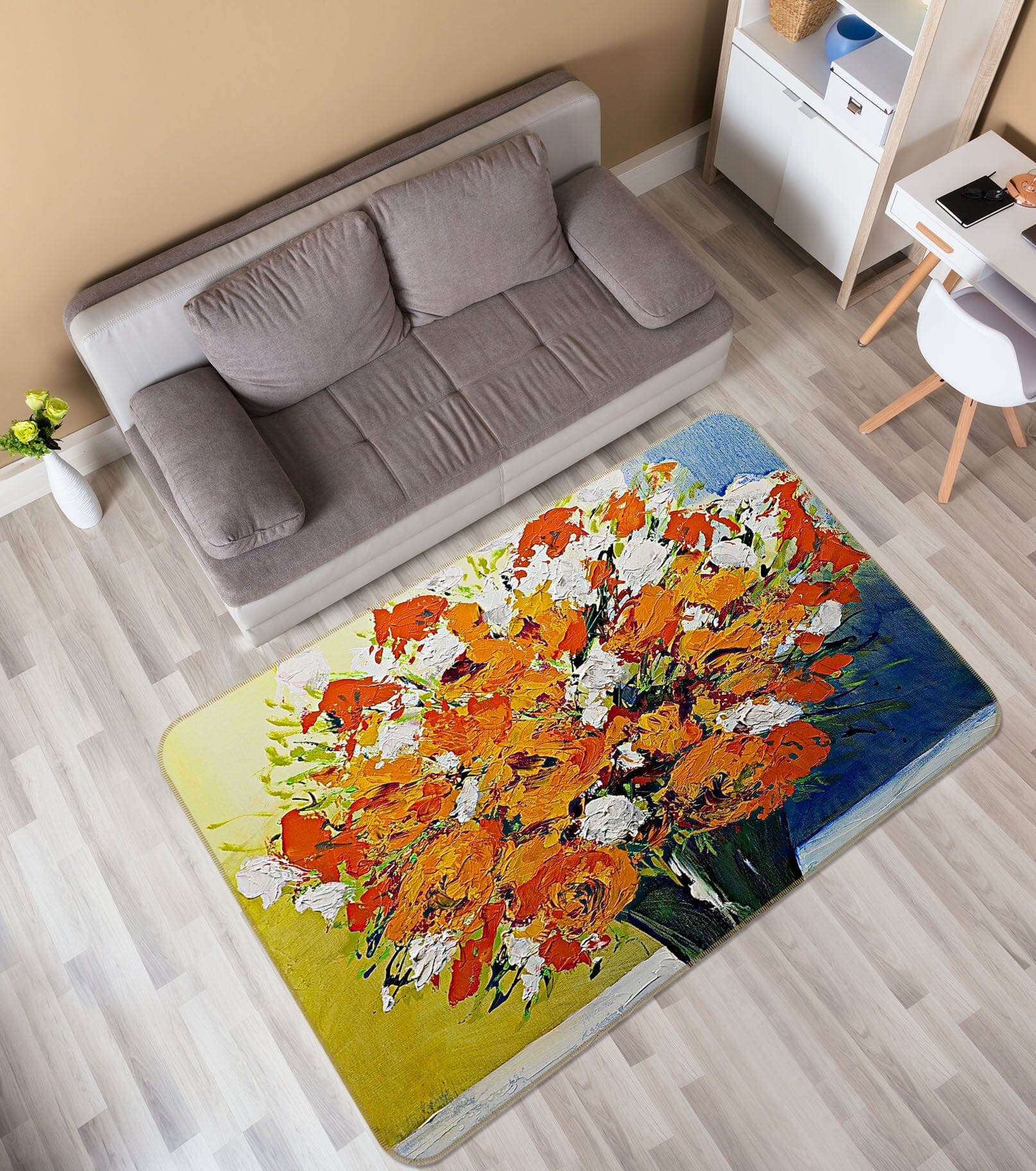 3D One And Only 1018 Allan P. Friedlander Rug Non Slip Rug Mat Mat AJ Creativity Home 