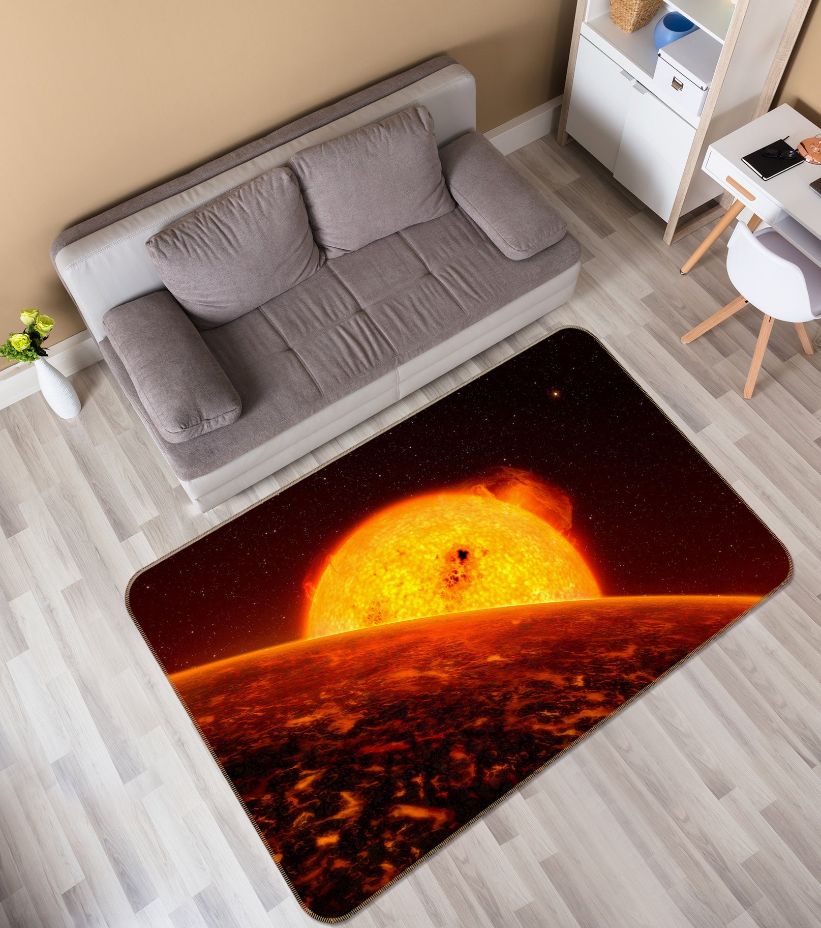 3D Planet 31116 Non Slip Rug Mat
