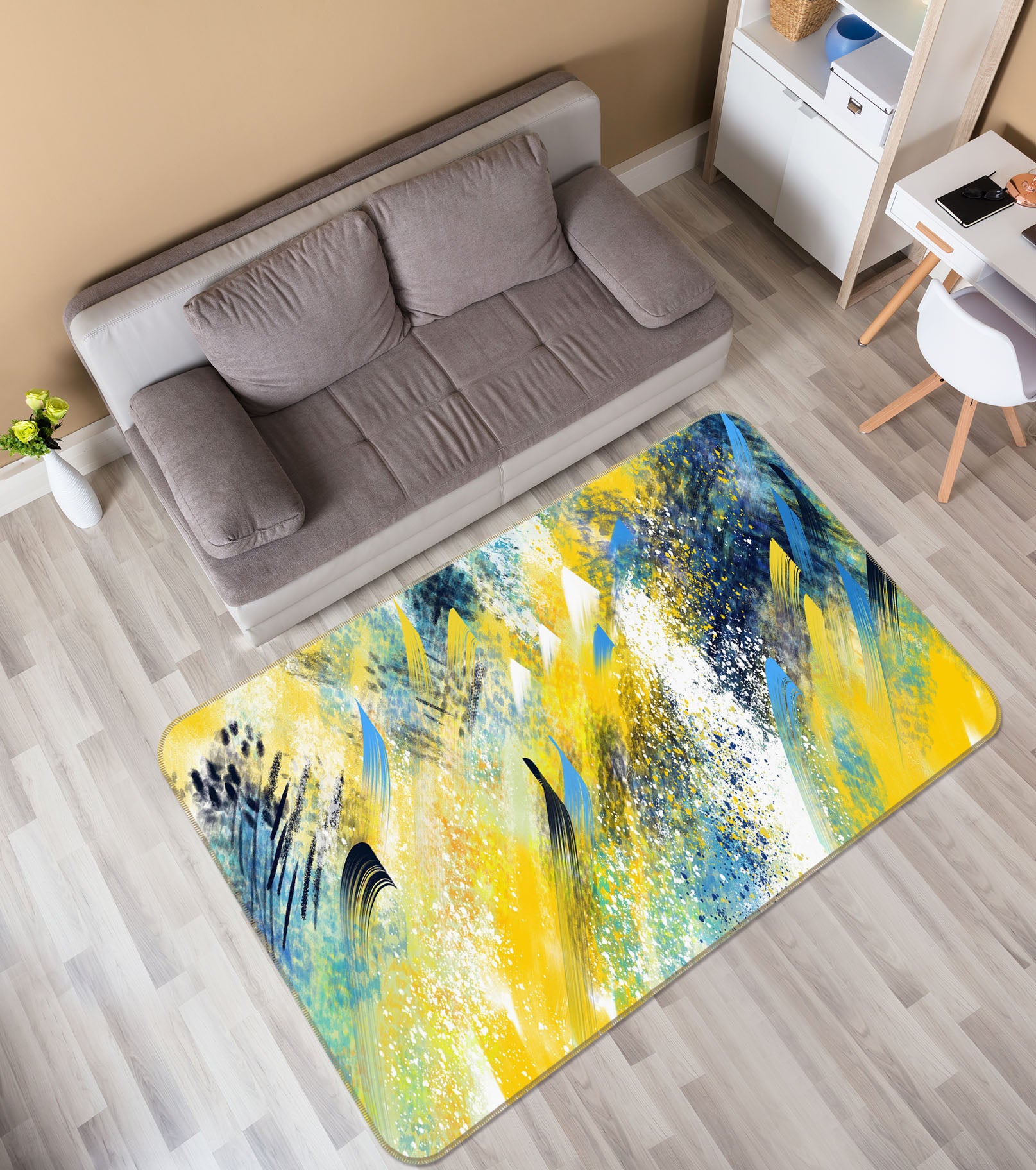 3D Pattern 27100 Non Slip Rug Mat