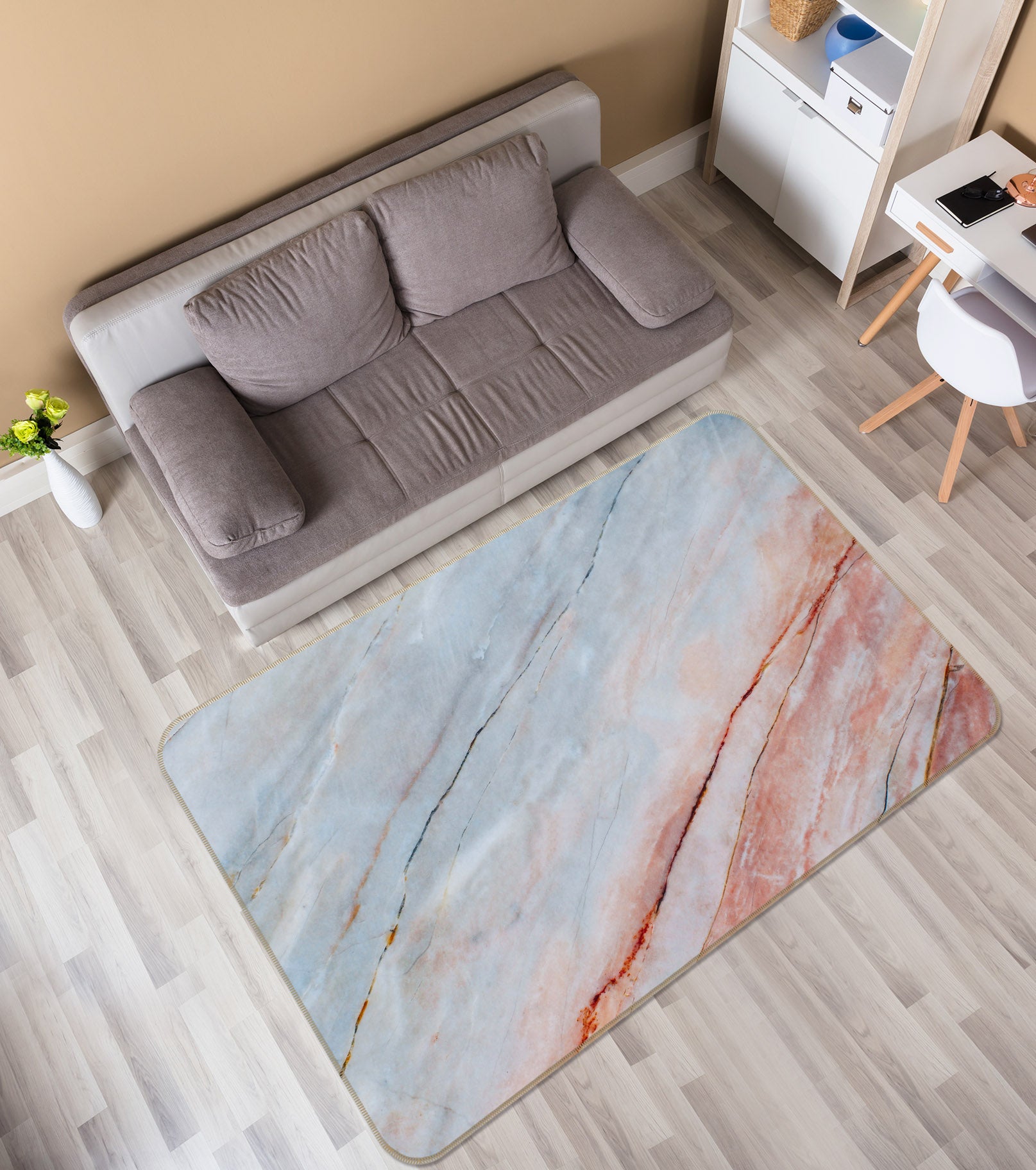 3D Marbling 29138 Non Slip Rug Mat