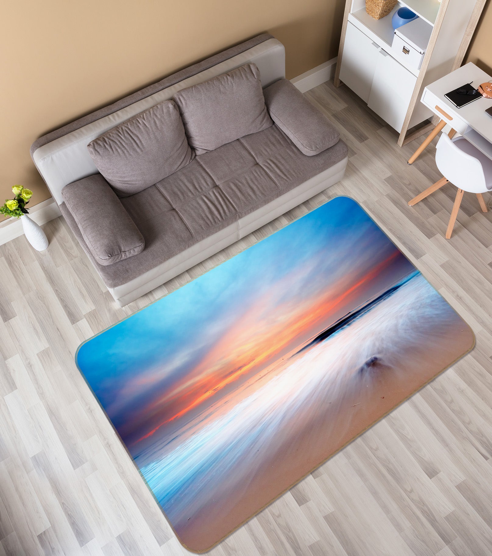 3D Seaside 31198 Non Slip Rug Mat