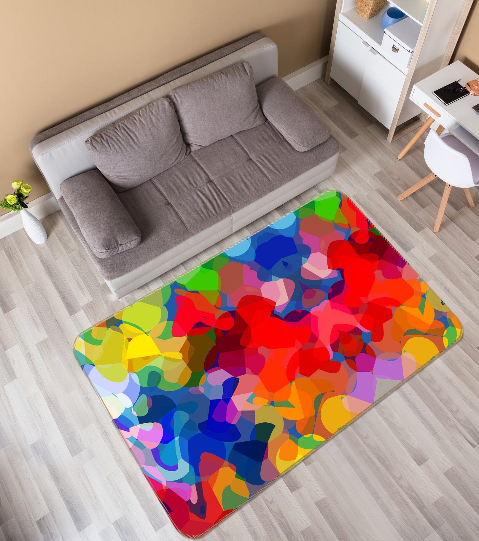3D Colorful Pattern 1009 Shandra Smith Rug Non Slip Rug Mat Mat AJ Creativity Home 