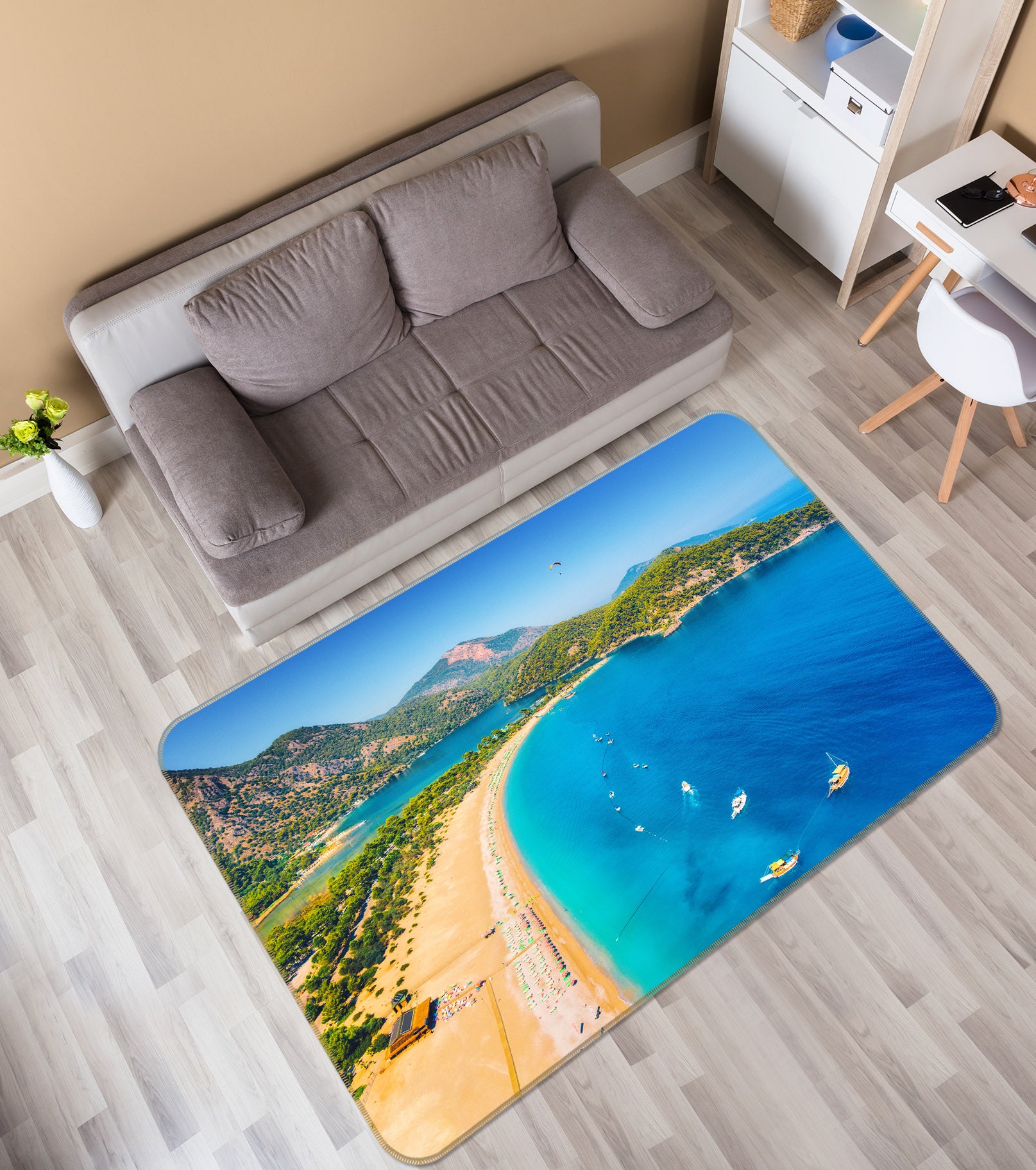 3D Seaside 29146 Non Slip Rug Mat