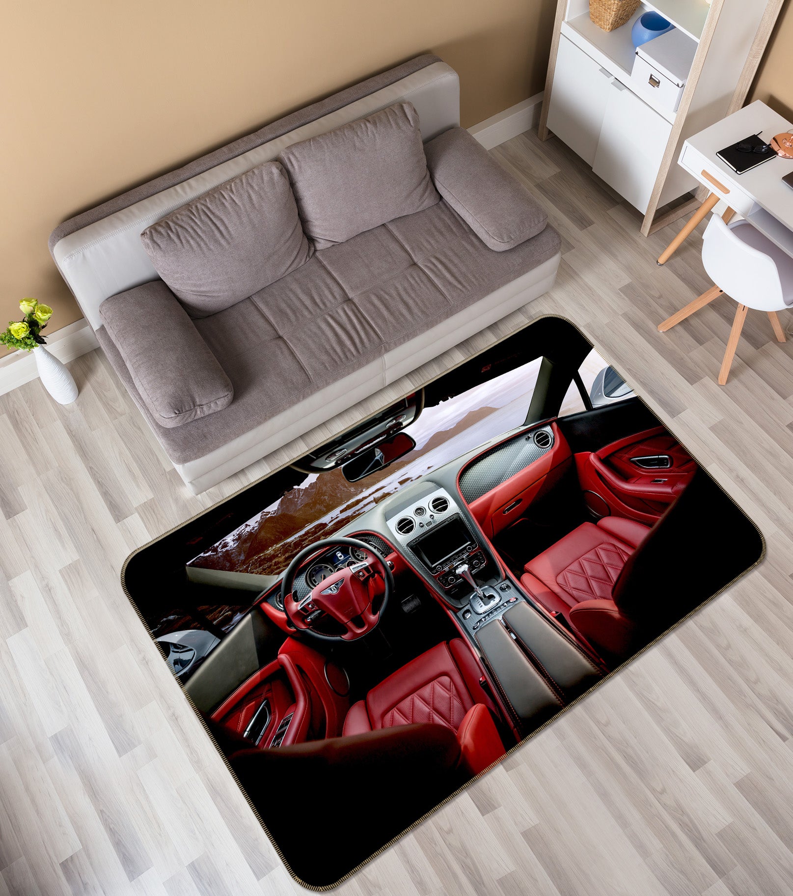 3D Automotive Interior 68062 Vehicle Non Slip Rug Mat
