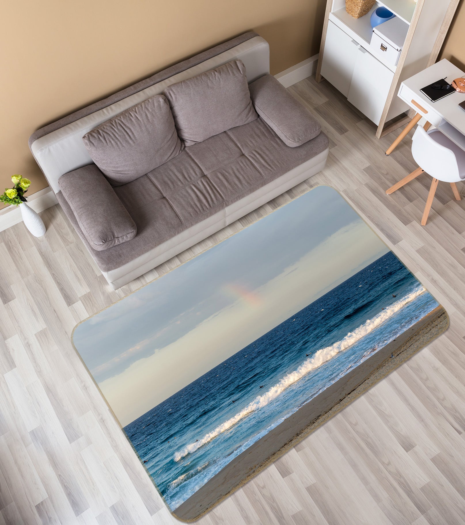 3D Seaside 65122 Non Slip Rug Mat
