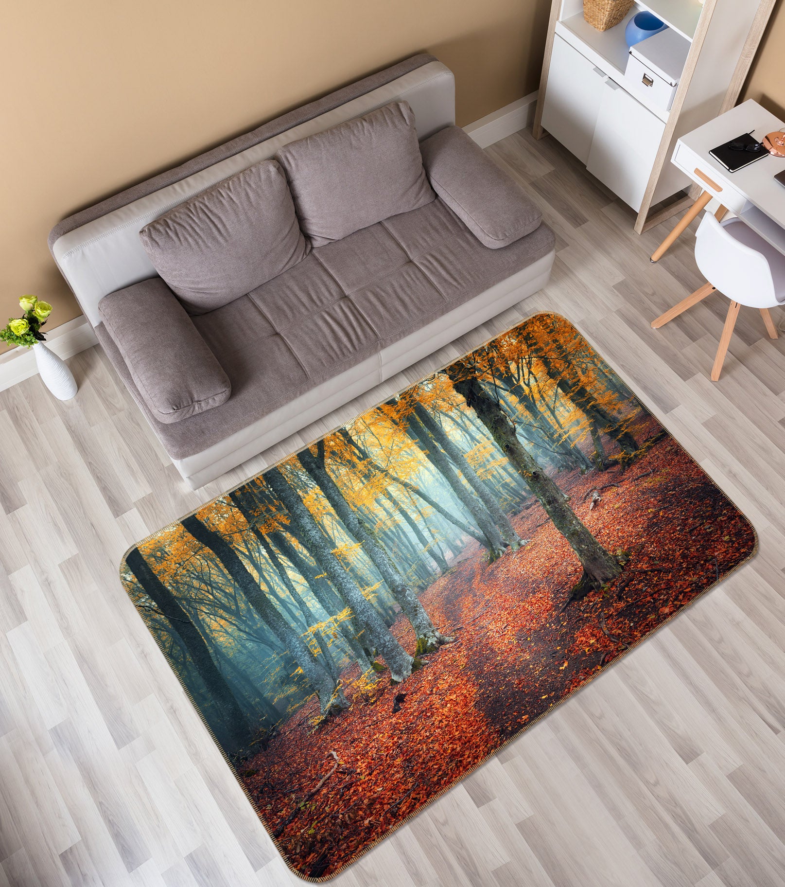 3D Forest 35094 Non Slip Rug Mat