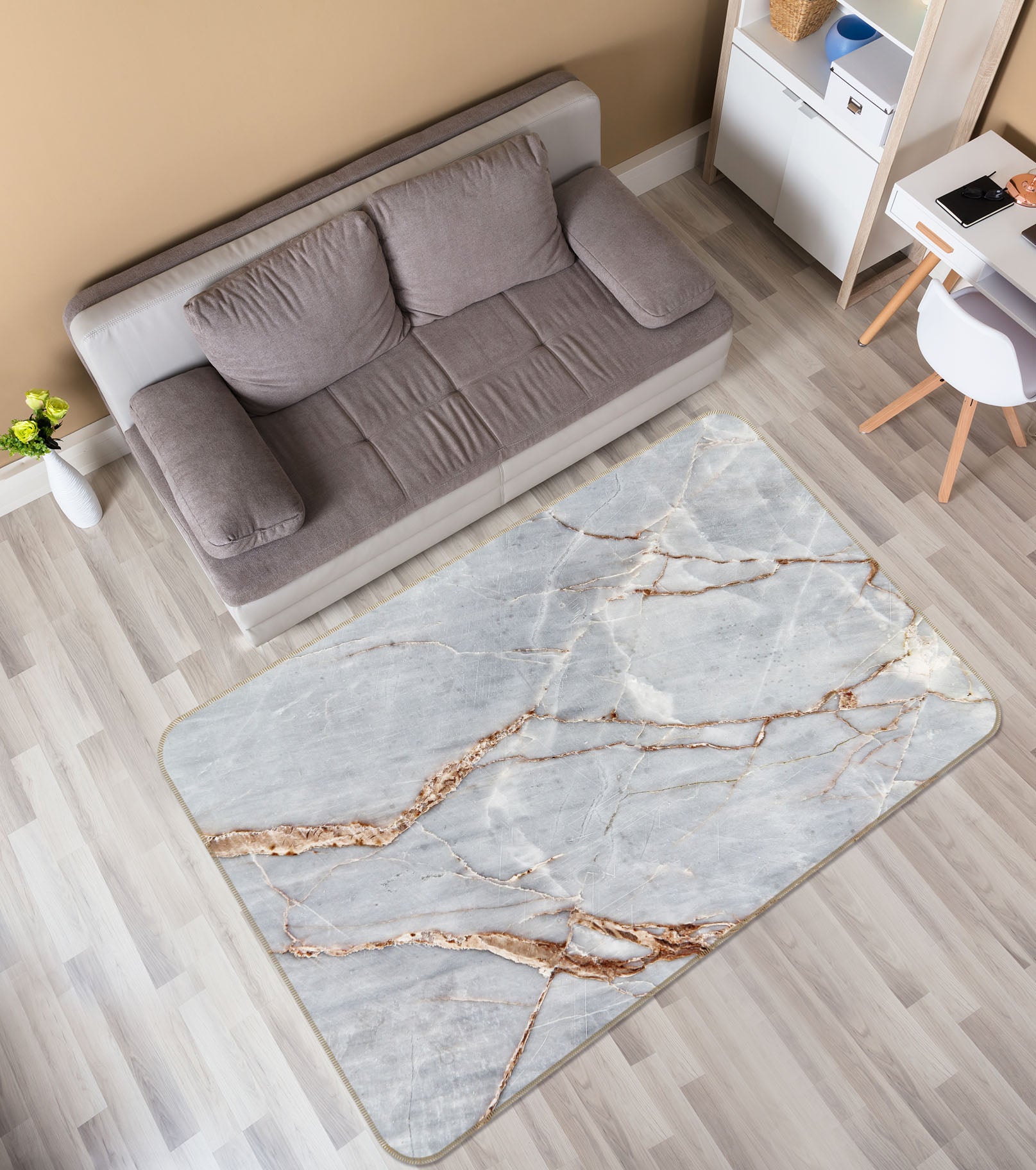 3D Marbling 31038 Non Slip Rug Mat