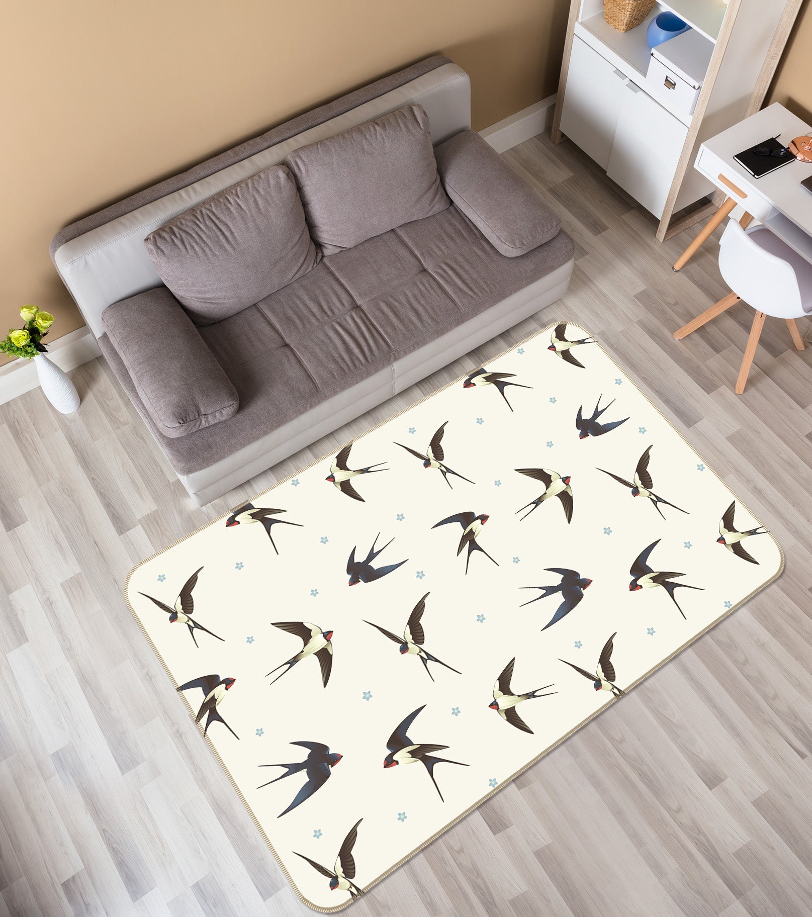 3D Swallow 35003 Non Slip Rug Mat