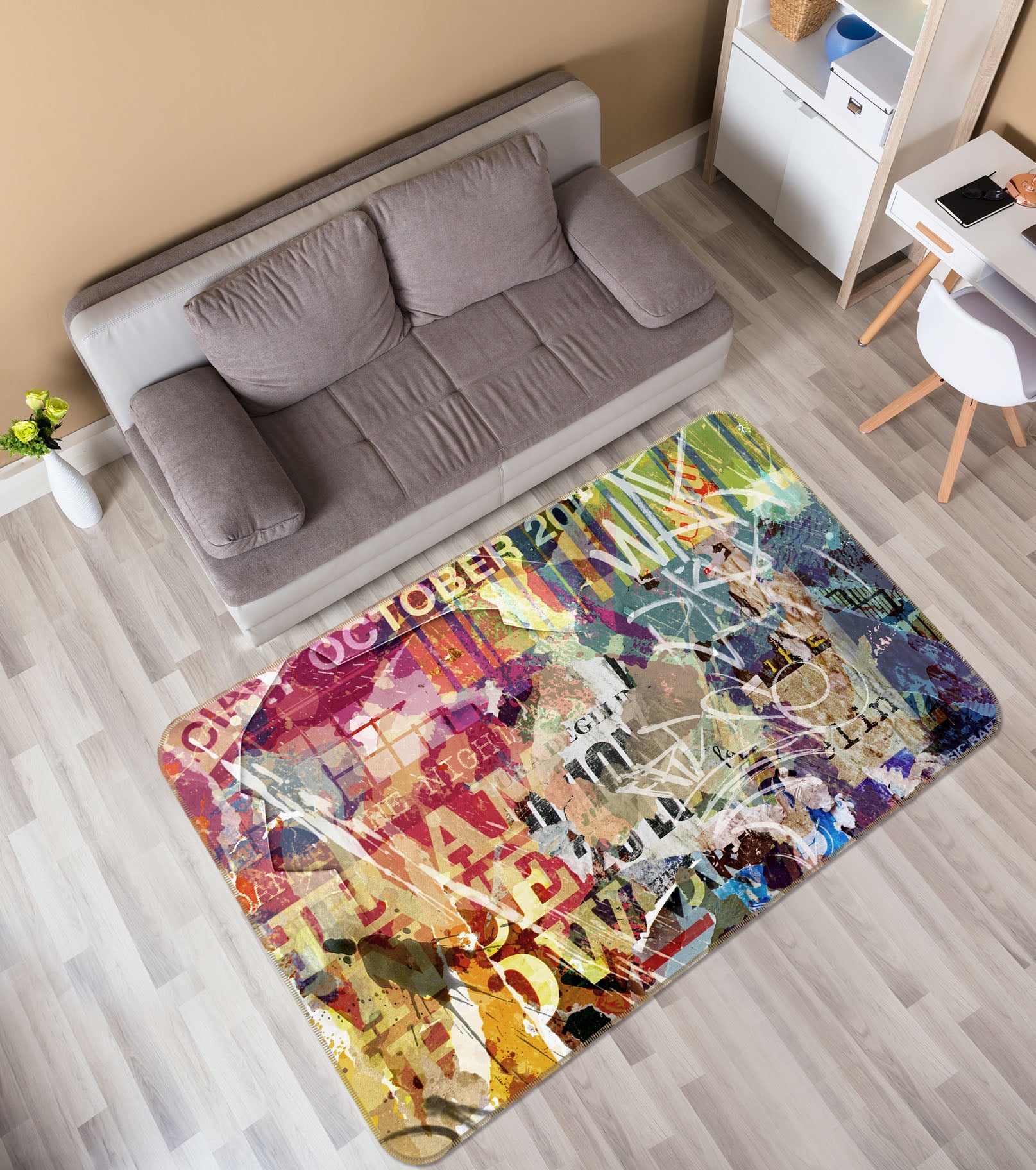 3D Pattern 35220 Non Slip Rug Mat