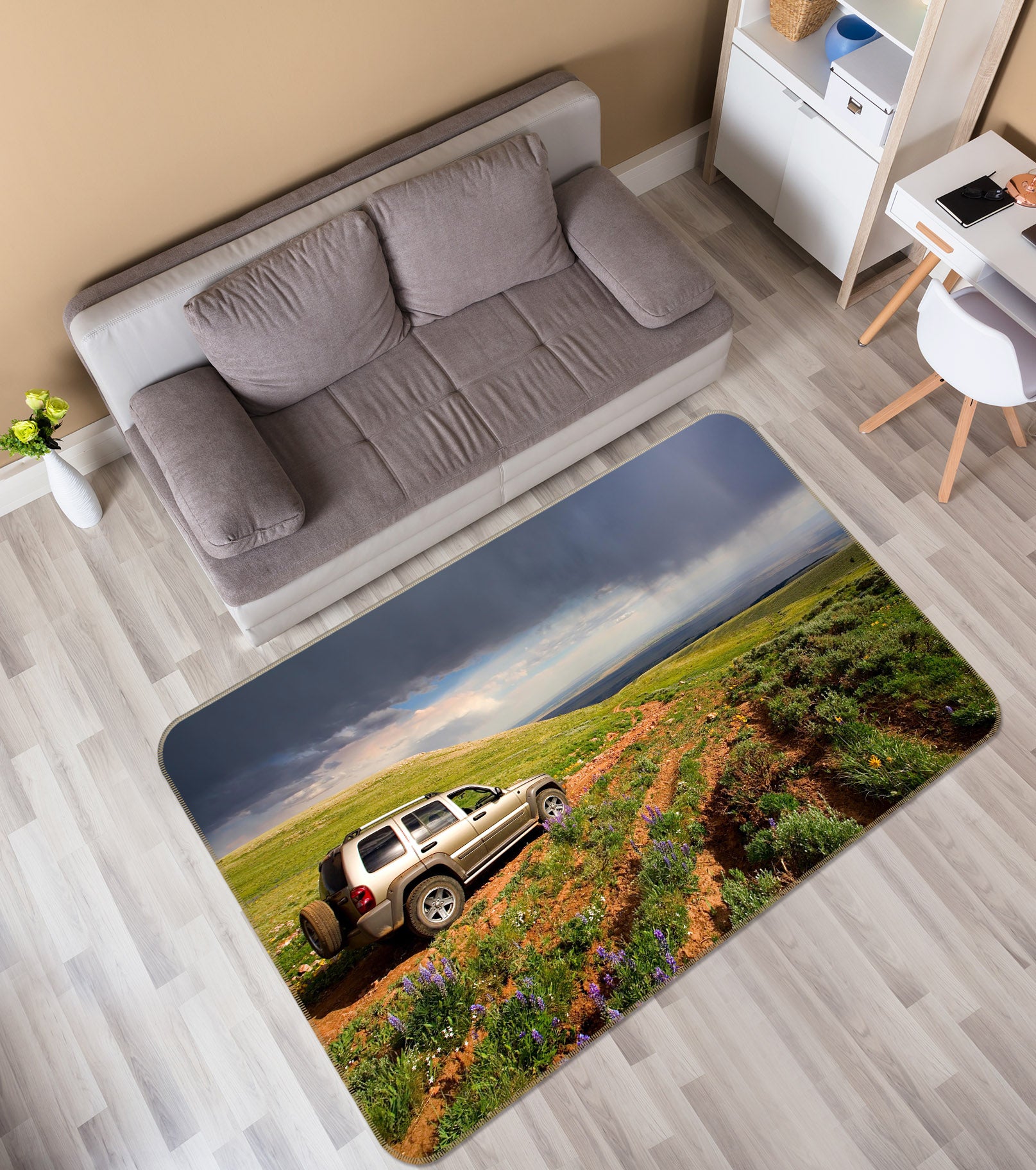 3D Grass Car 68093 Vehicle Non Slip Rug Mat