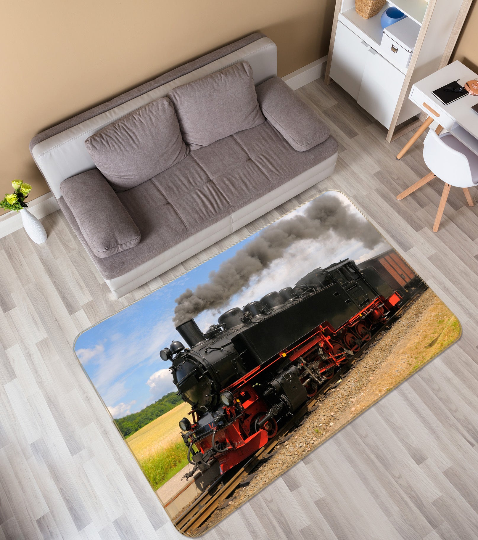 3D Train 38223 Vehicle Non Slip Rug Mat