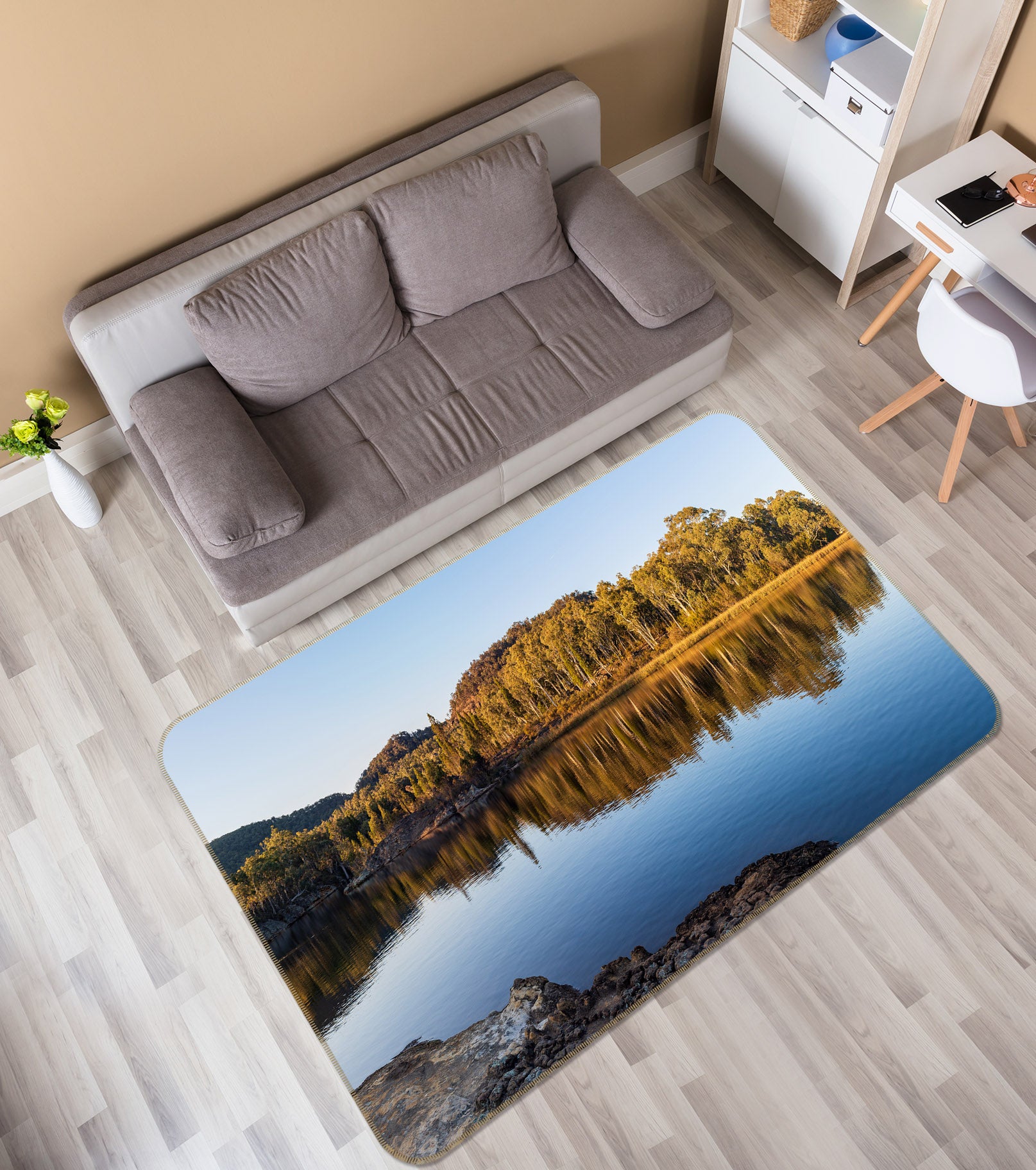 3D Lake 36085 Non Slip Rug Mat