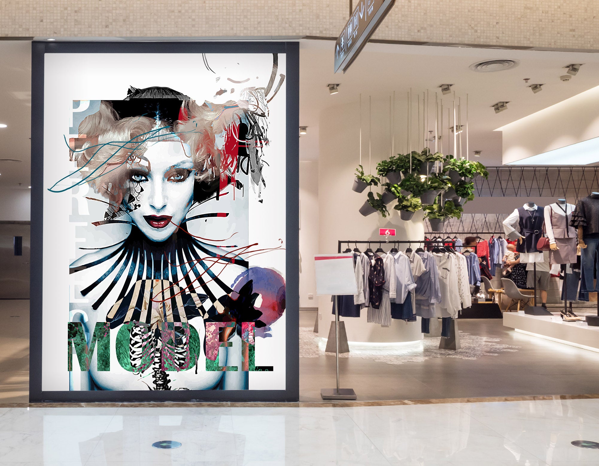 3D Mature Woman 006 Wall Murals