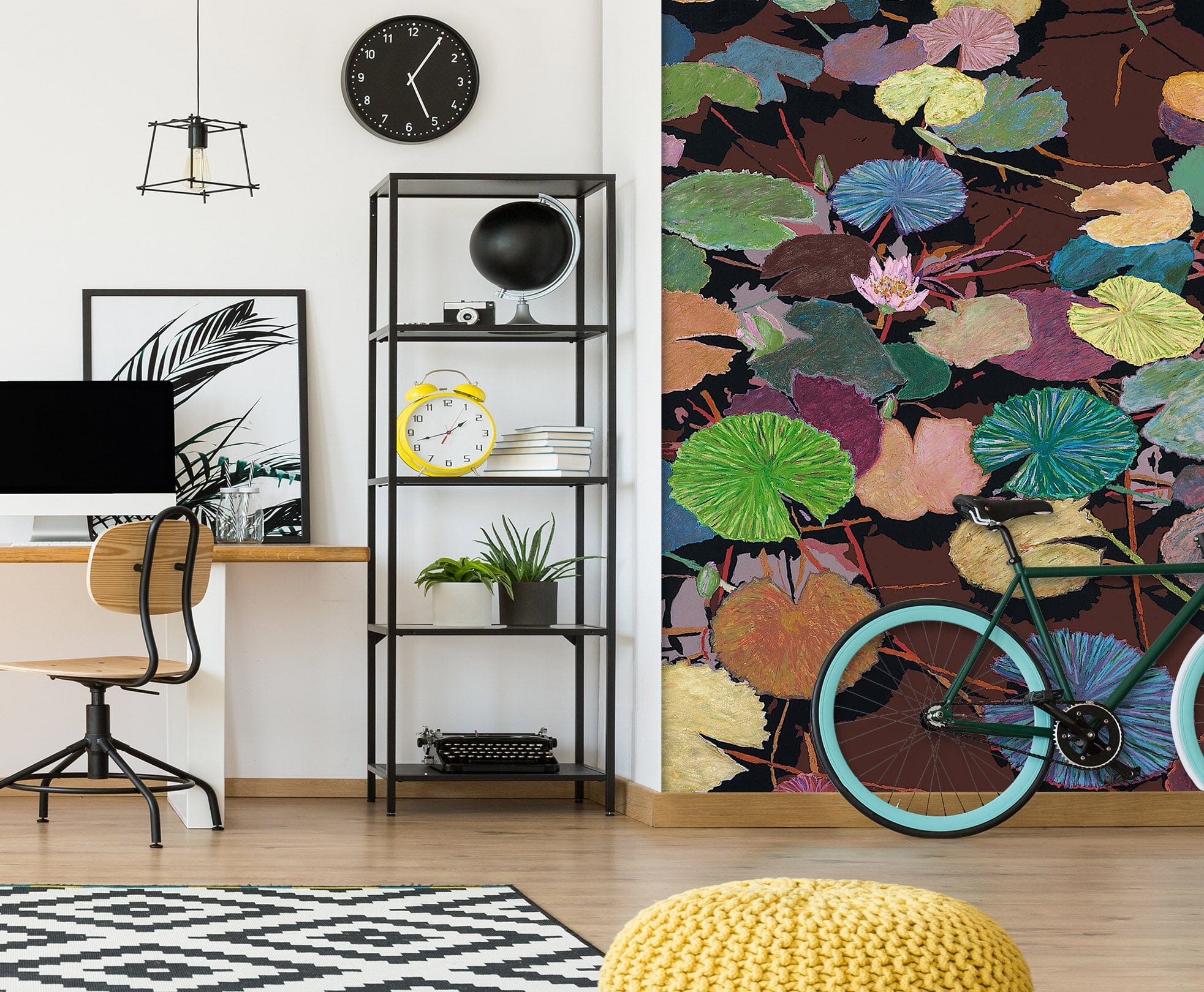 3D Lotus Pond 292 Allan P. Friedlander Wall Mural Wall Murals Wallpaper AJ Wallpaper 2 