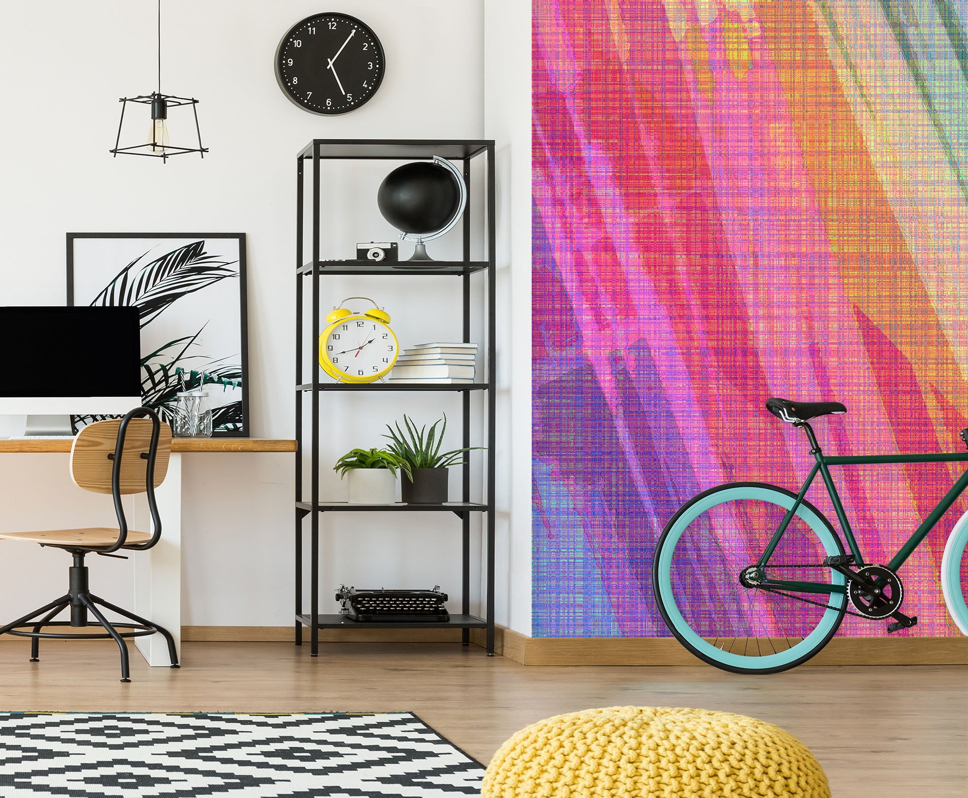 3D Abstract Rainbow 70125 Shandra Smith Wall Mural Wall Murals