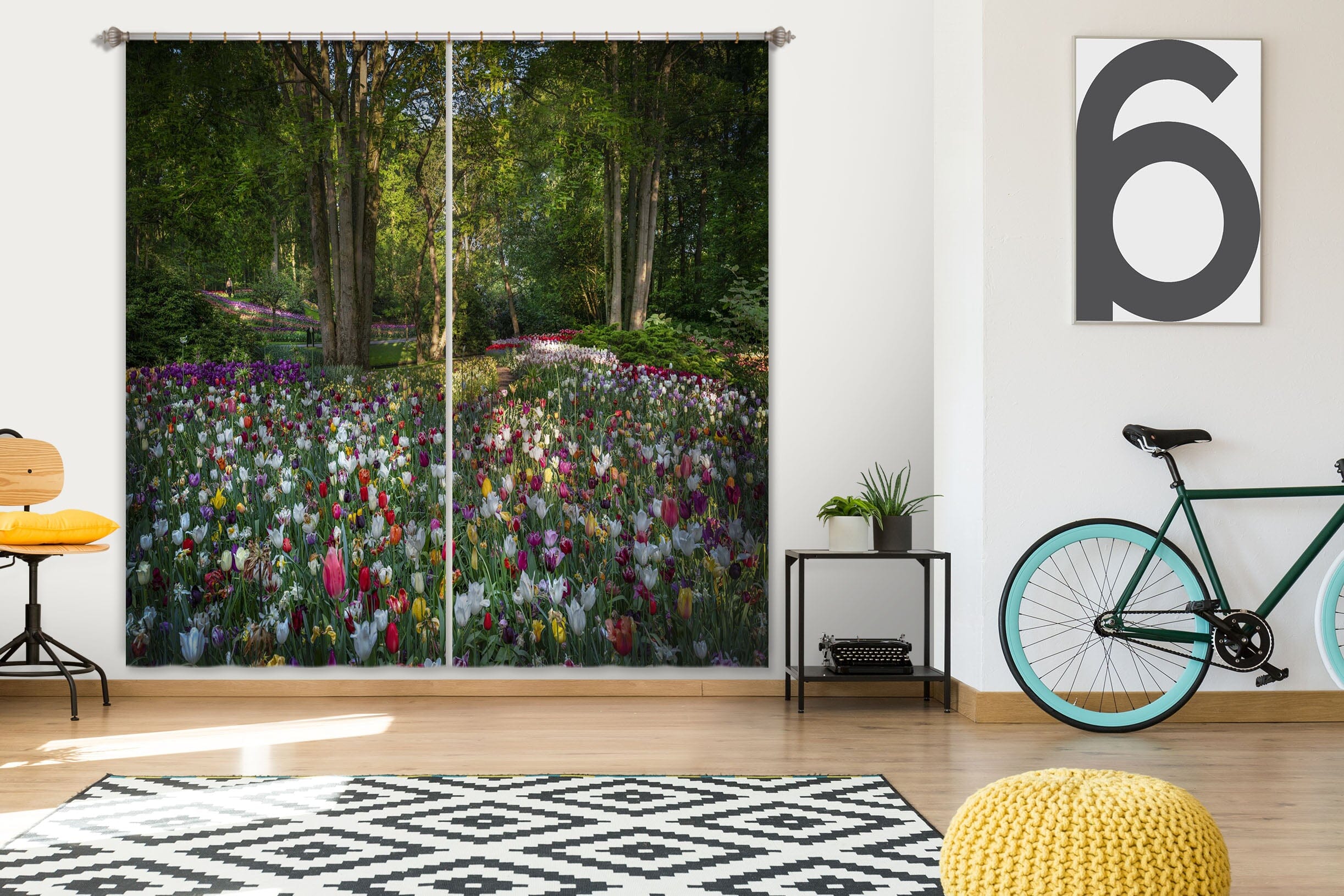 3D Green Forest 146 Marco Carmassi Curtain Curtains Drapes Curtains AJ Creativity Home 