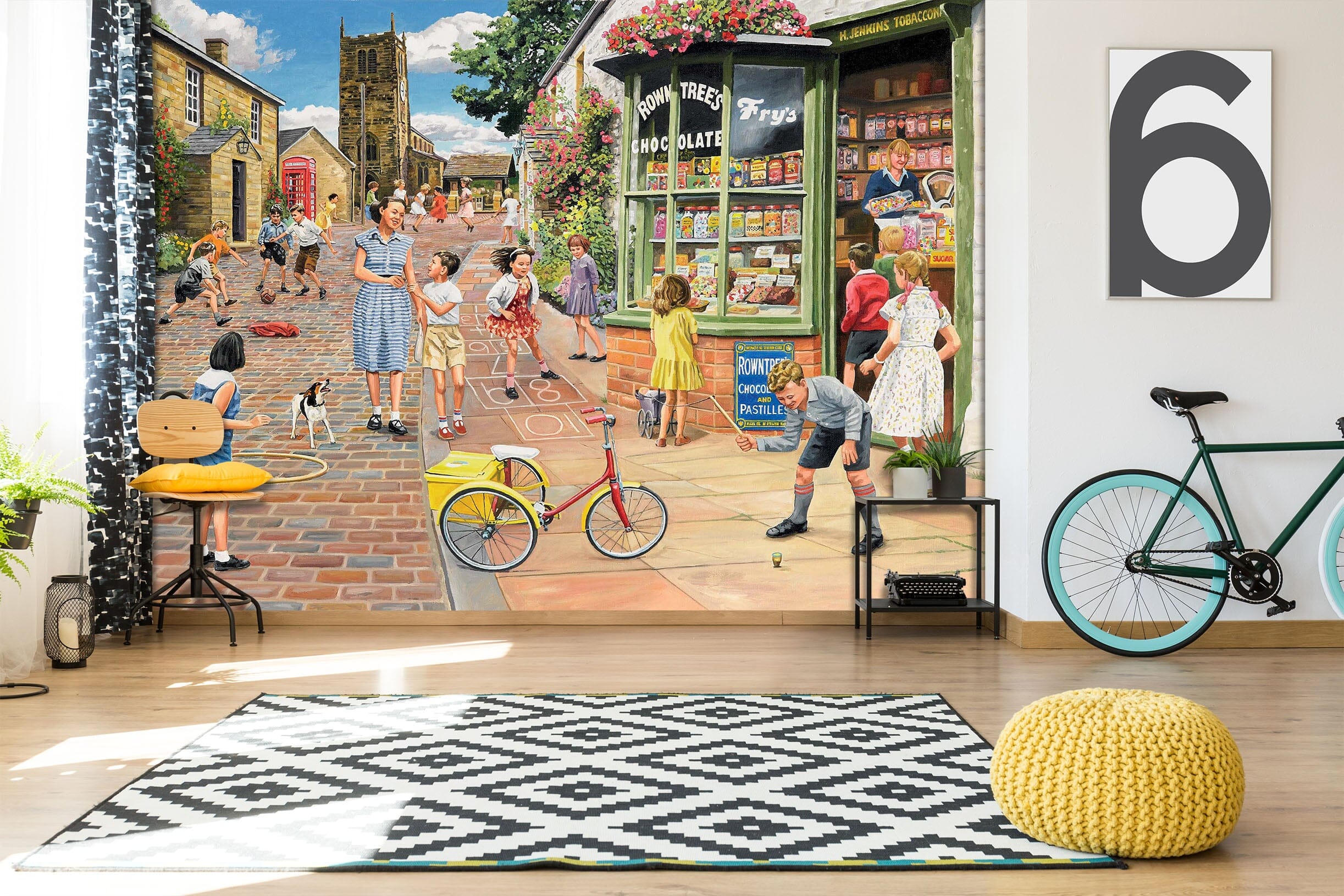 3D The Sweet Shop 1067 Trevor Mitchell Wall Mural Wall Murals Wallpaper AJ Wallpaper 2 