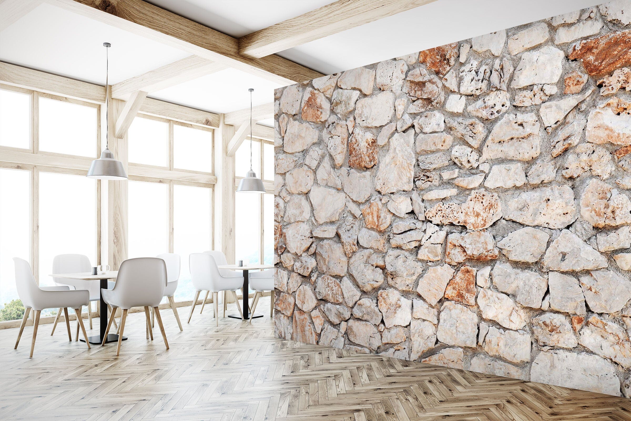 3D Stones Stacked 1932 Wall Murals Wallpaper AJ Wallpaper 2 