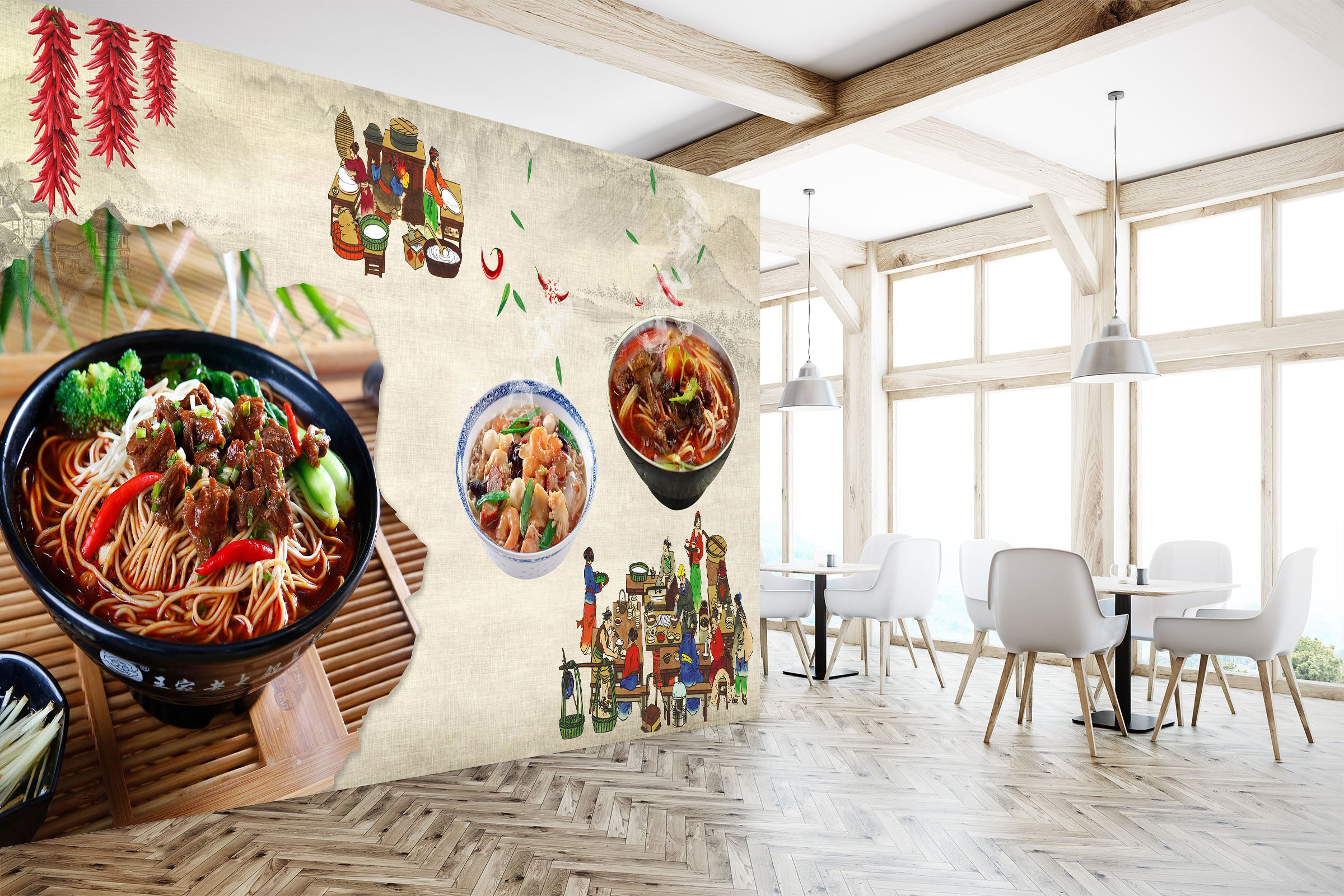 3D Good Food 3008 Wall Murals