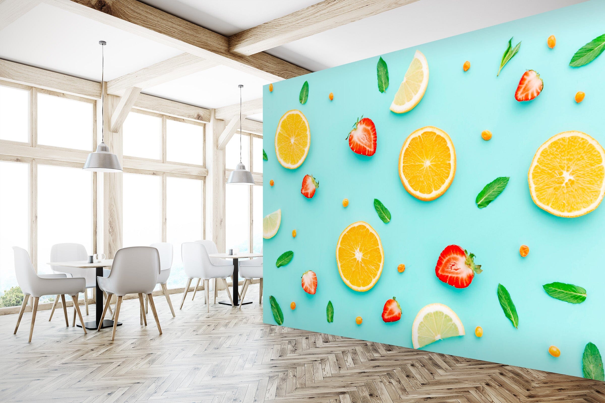 3D Orange Strawberry 1464 Wall Murals Wallpaper AJ Wallpaper 2 
