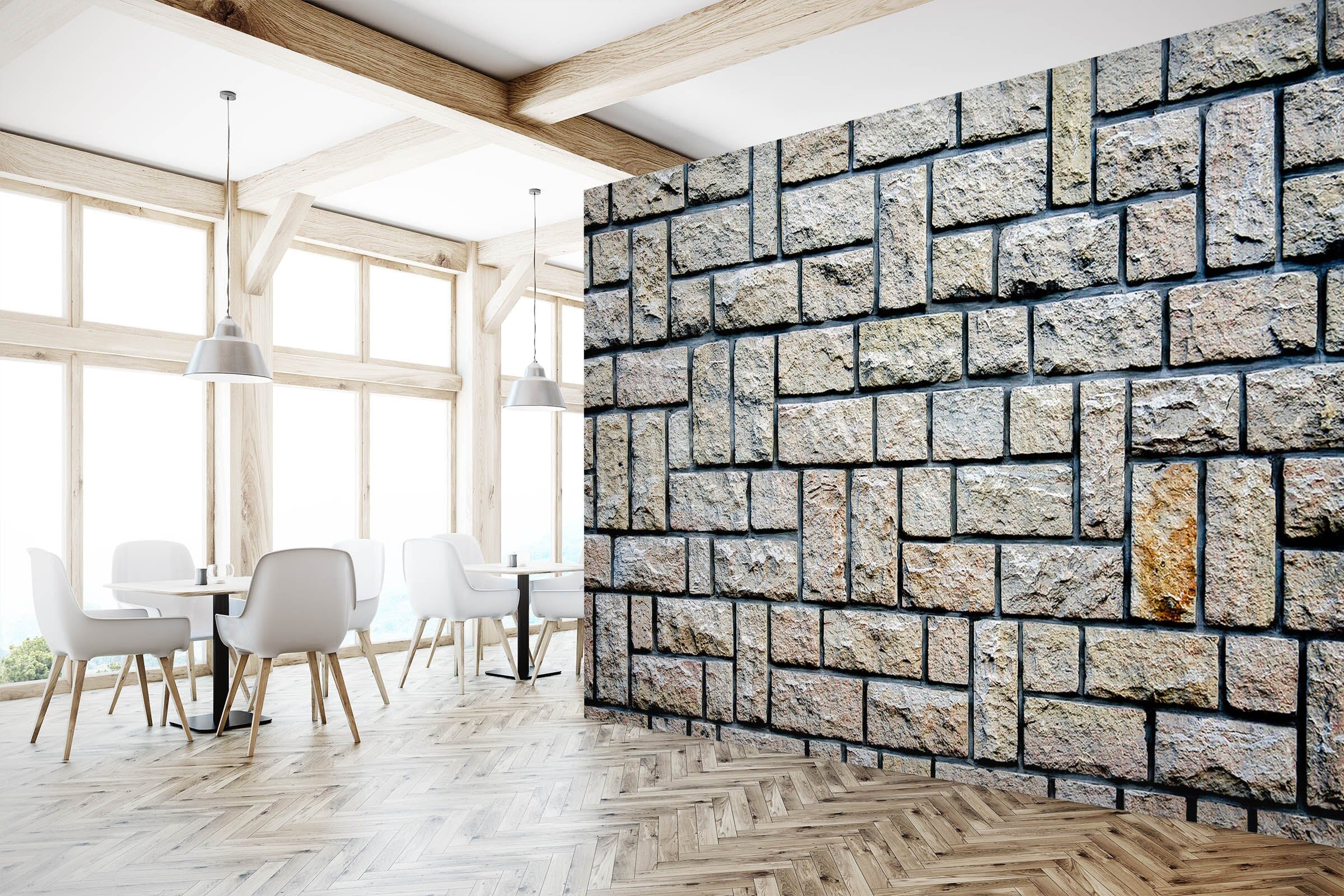 3D Cyan City Wall 1436 Wall Murals Wallpaper AJ Wallpaper 2 