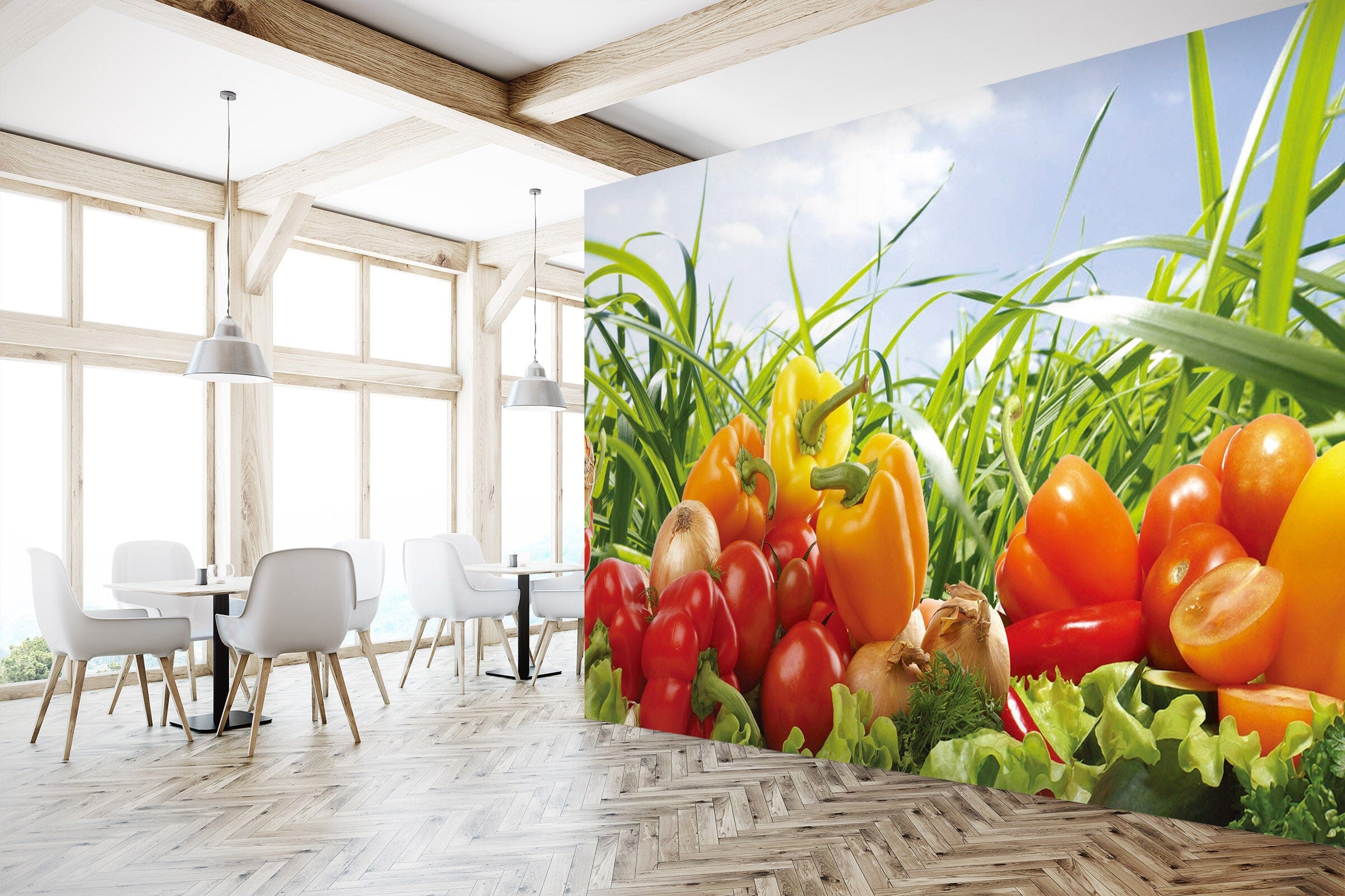 3D Fresh Vegetables 1481 Wall Murals Wallpaper AJ Wallpaper 2 
