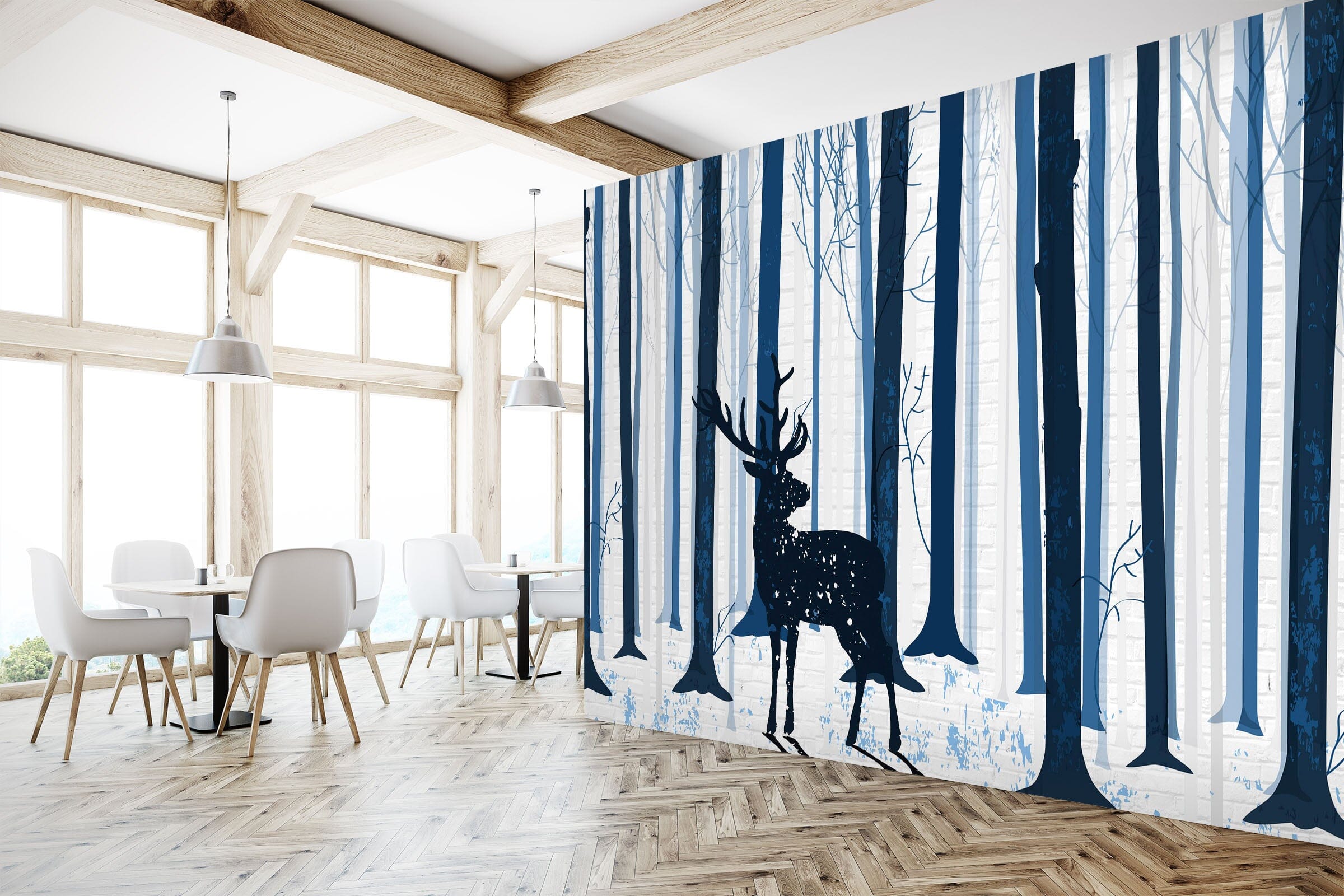 3D Night Forest 1457 Wall Murals Wallpaper AJ Wallpaper 2 